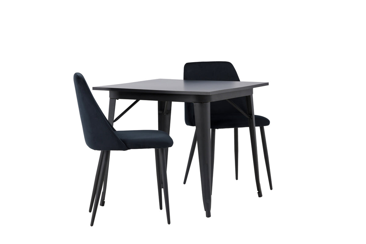 Tempe Esszimmerset + Night 80cm/2St. in Schwarz präsentiert im Onlineshop von KAQTU Design AG. Esszimmerset ist von Venture Home