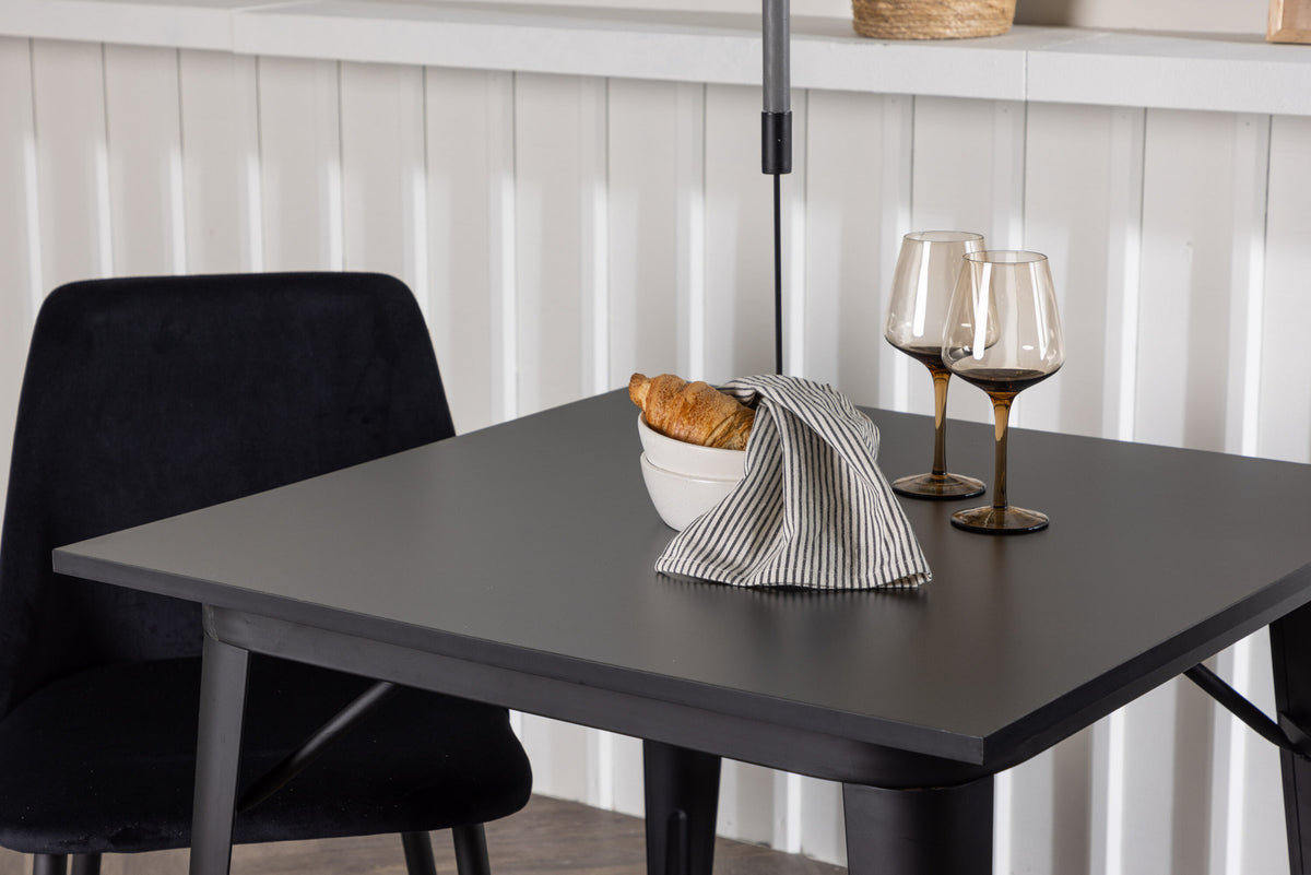 Tempe Esszimmerset + Night 80cm/2St. in Schwarz präsentiert im Onlineshop von KAQTU Design AG. Esszimmerset ist von Venture Home