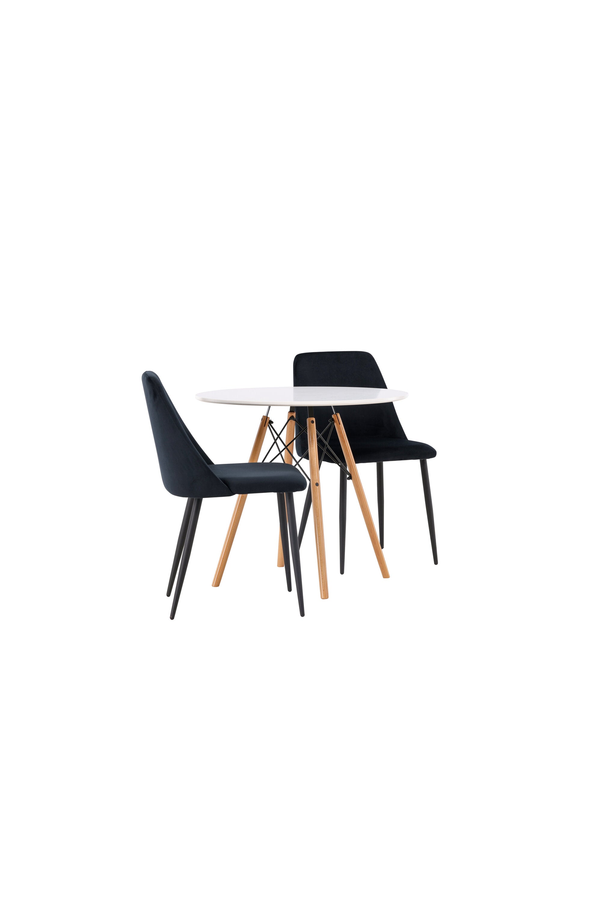 Danburi Esszimmerset + Night ⌀60cm/2St. in Schwarz präsentiert im Onlineshop von KAQTU Design AG. Esszimmerset ist von Venture Home