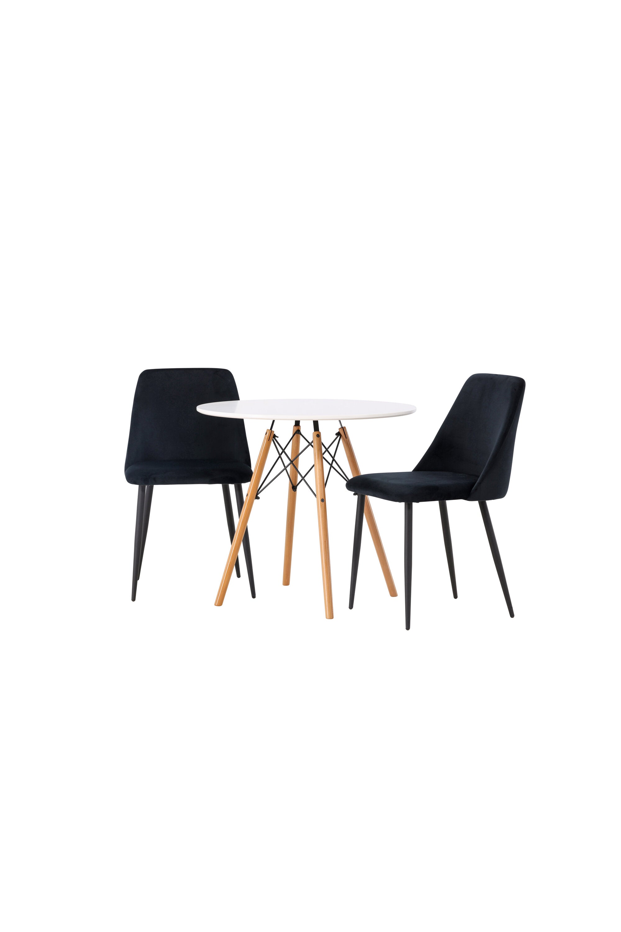Danburi Esszimmerset + Night ⌀60cm/2St. in Schwarz präsentiert im Onlineshop von KAQTU Design AG. Esszimmerset ist von Venture Home