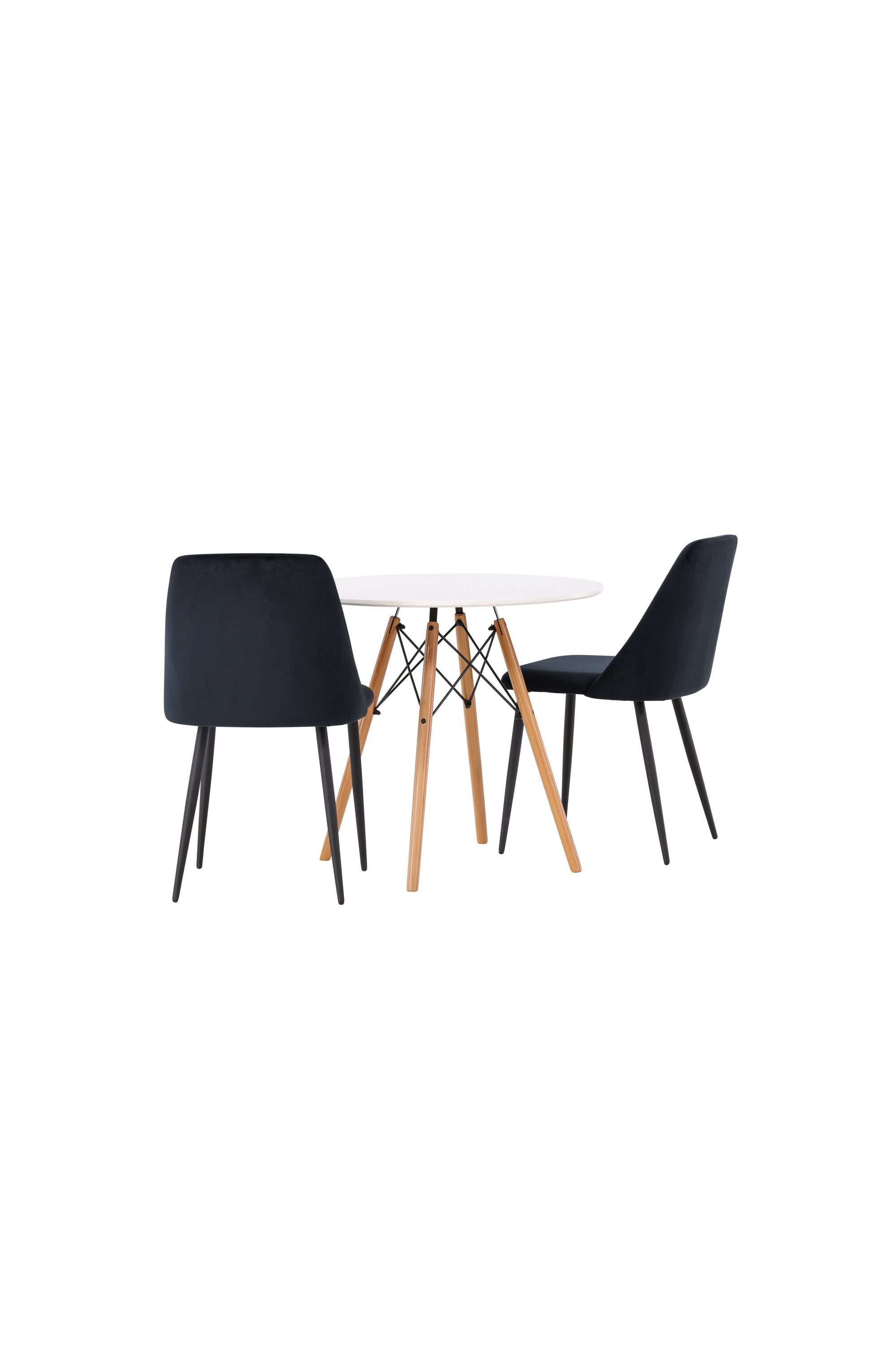 Danburi Esszimmerset + Night ⌀60cm/2St. in Schwarz präsentiert im Onlineshop von KAQTU Design AG. Esszimmerset ist von Venture Home