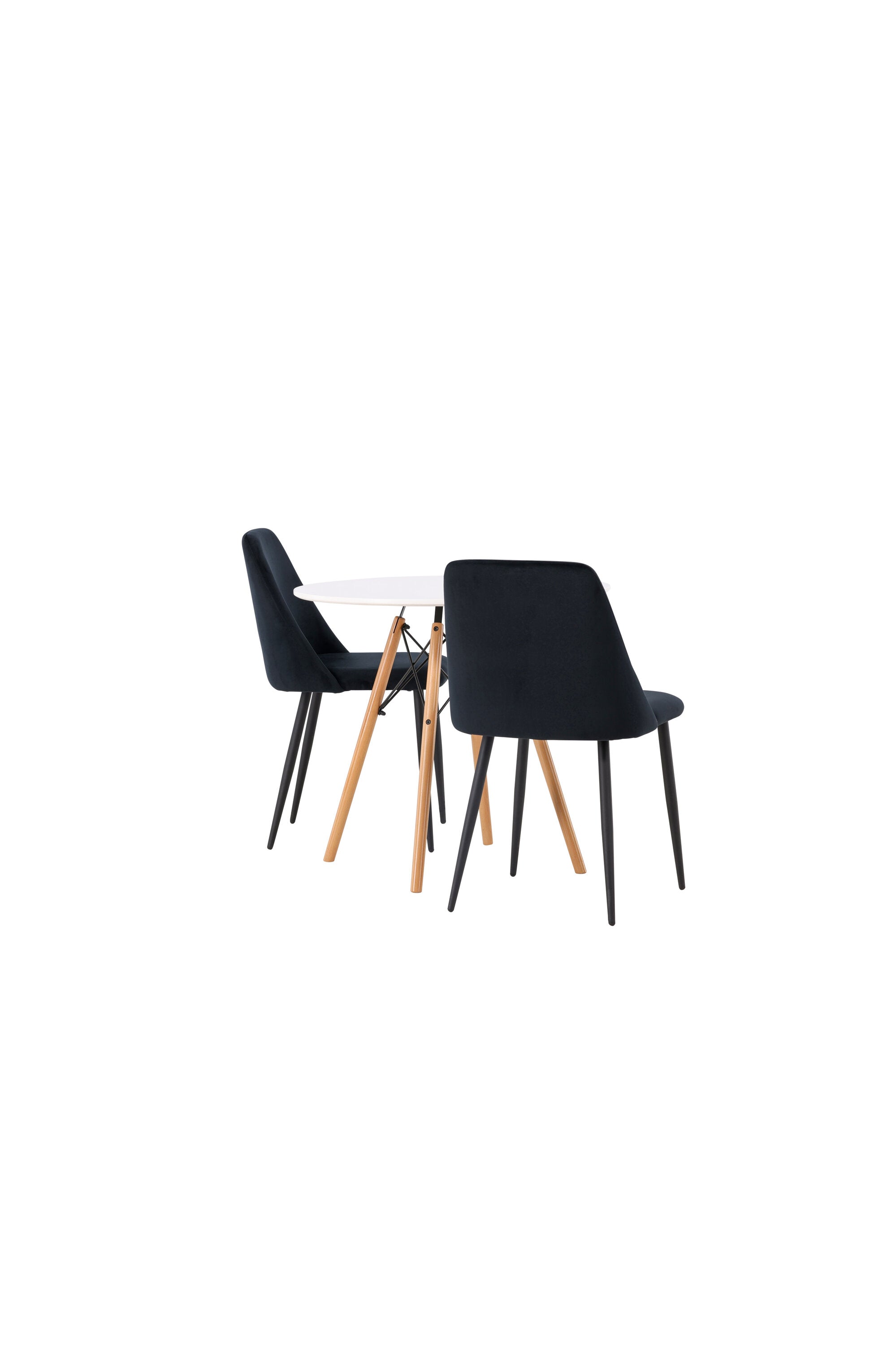 Danburi Esszimmerset + Night ⌀60cm/2St. in Schwarz präsentiert im Onlineshop von KAQTU Design AG. Esszimmerset ist von Venture Home