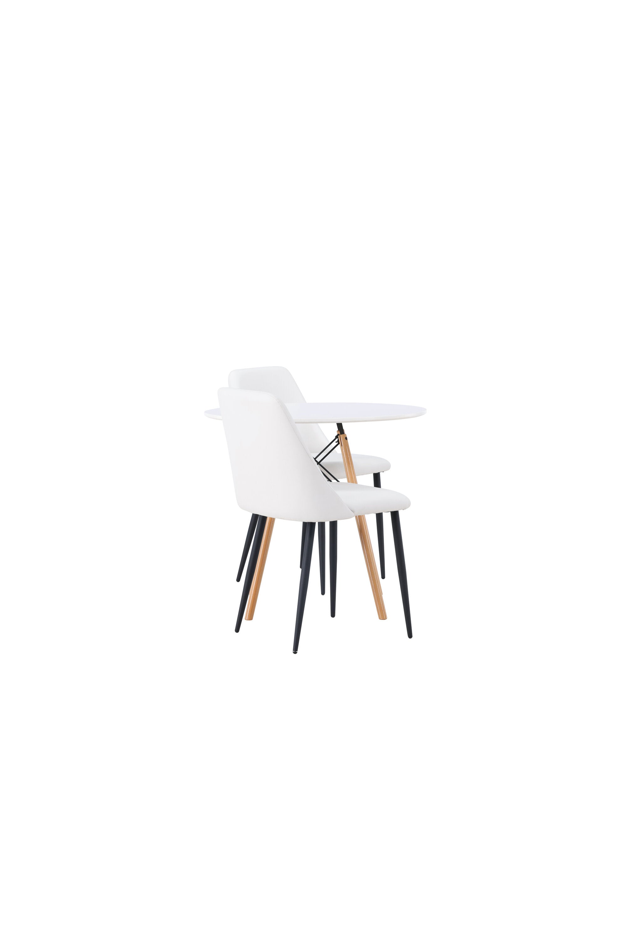 Danburi Esszimmerset + Night ⌀60cm/2St. in Schwarz-Weiss präsentiert im Onlineshop von KAQTU Design AG. Esszimmerset ist von Venture Home