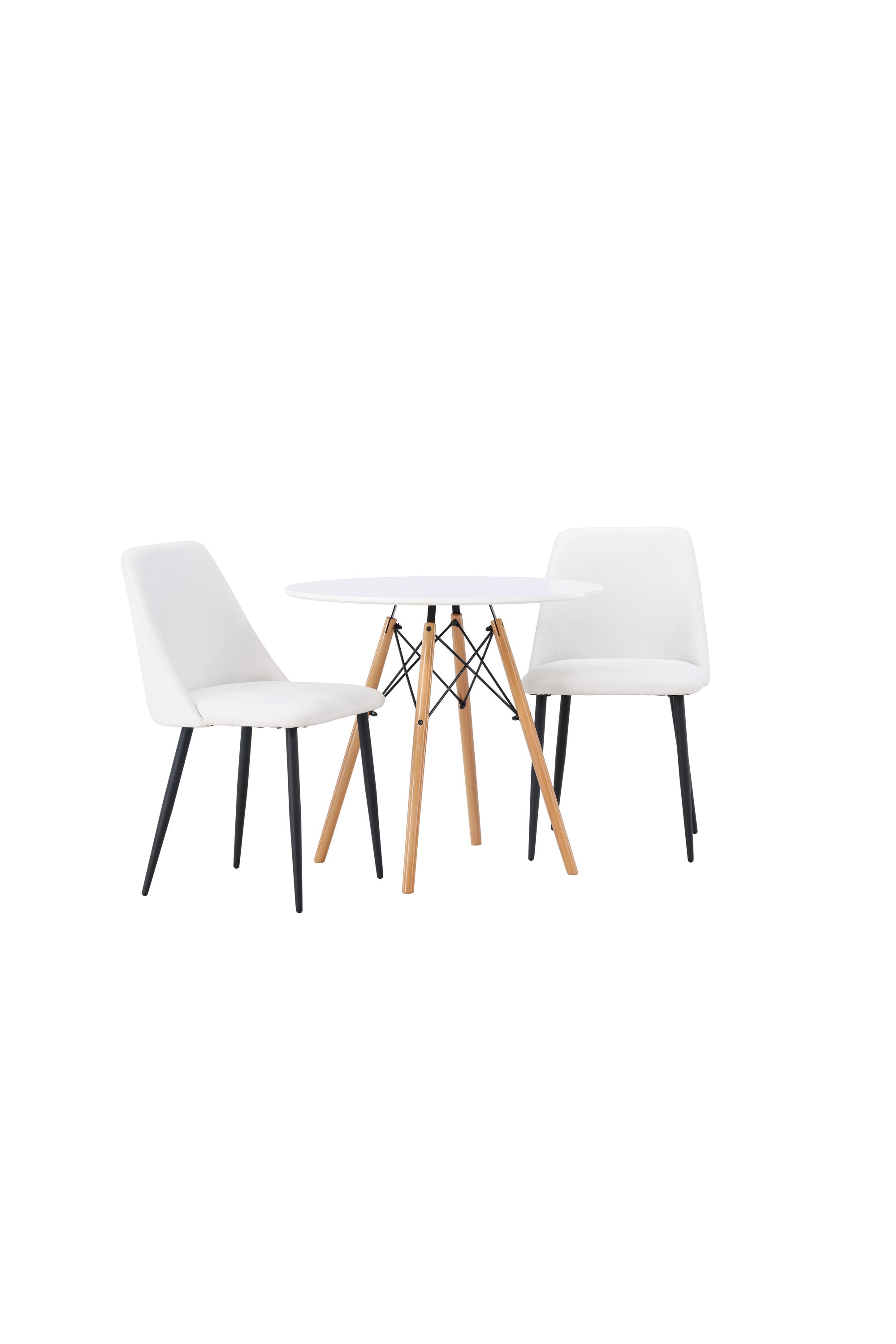 Danburi Esszimmerset + Night ⌀60cm/2St. in Schwarz-Weiss präsentiert im Onlineshop von KAQTU Design AG. Esszimmerset ist von Venture Home