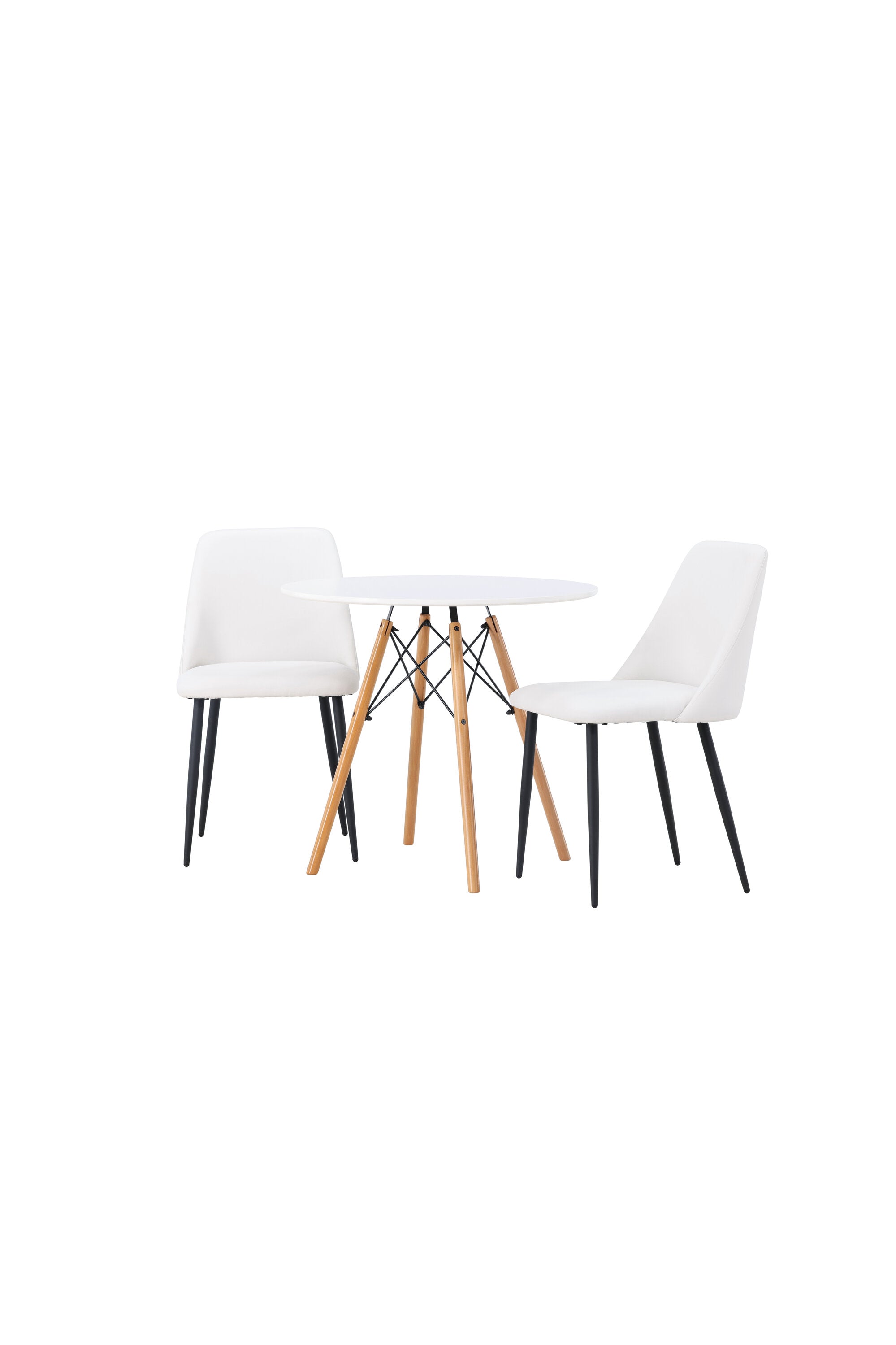 Danburi Esszimmerset + Night ⌀60cm/2St. in Schwarz-Weiss präsentiert im Onlineshop von KAQTU Design AG. Esszimmerset ist von Venture Home