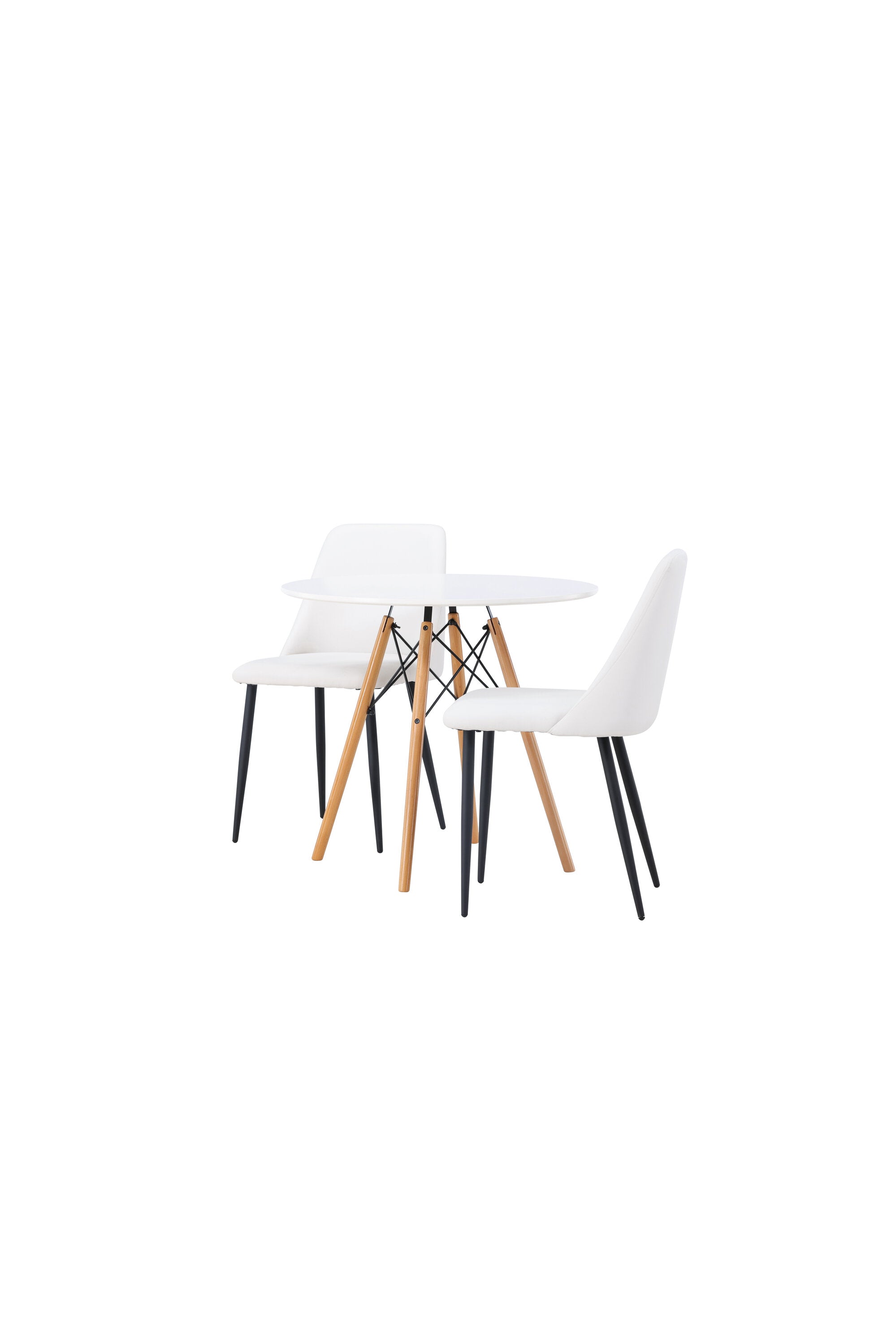 Danburi Esszimmerset + Night ⌀60cm/2St. in Schwarz-Weiss präsentiert im Onlineshop von KAQTU Design AG. Esszimmerset ist von Venture Home