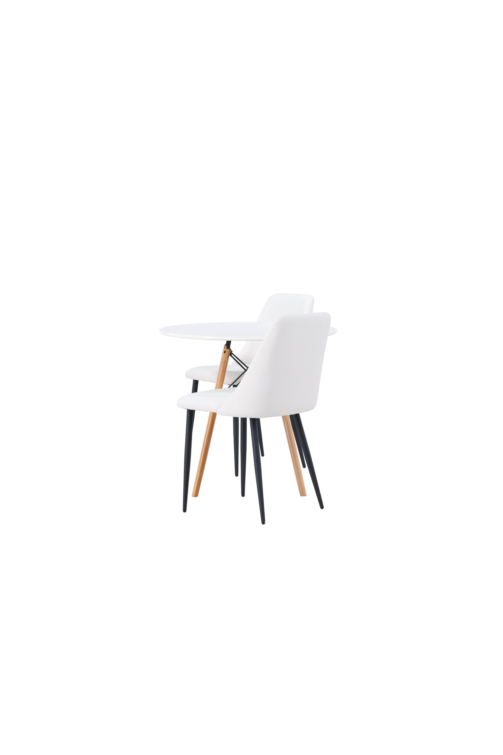 Danburi Esszimmerset + Night ⌀60cm/2St. in Schwarz-Weiss präsentiert im Onlineshop von KAQTU Design AG. Esszimmerset ist von Venture Home