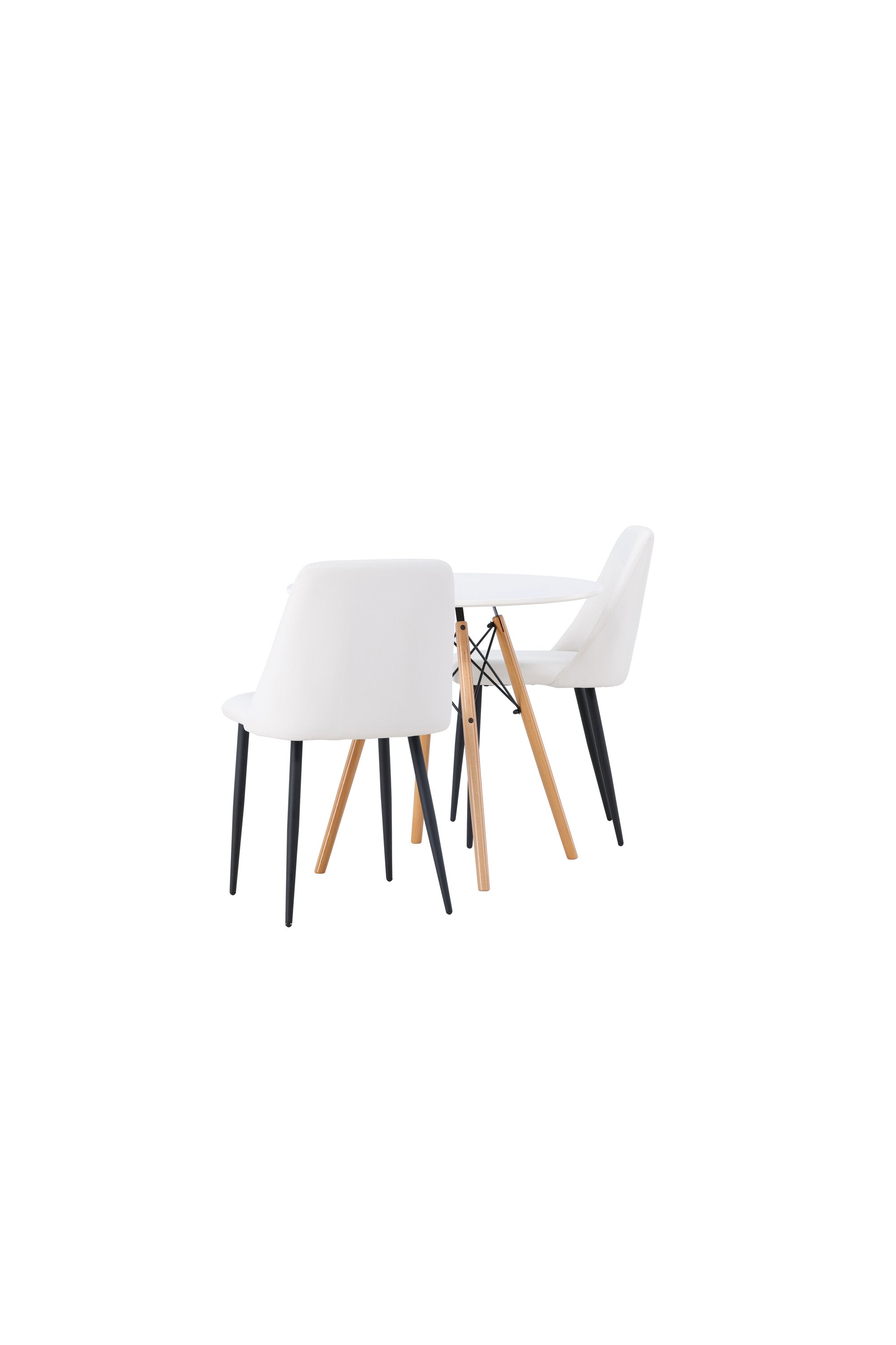 Danburi Esszimmerset + Night ⌀60cm/2St. in Schwarz-Weiss präsentiert im Onlineshop von KAQTU Design AG. Esszimmerset ist von Venture Home