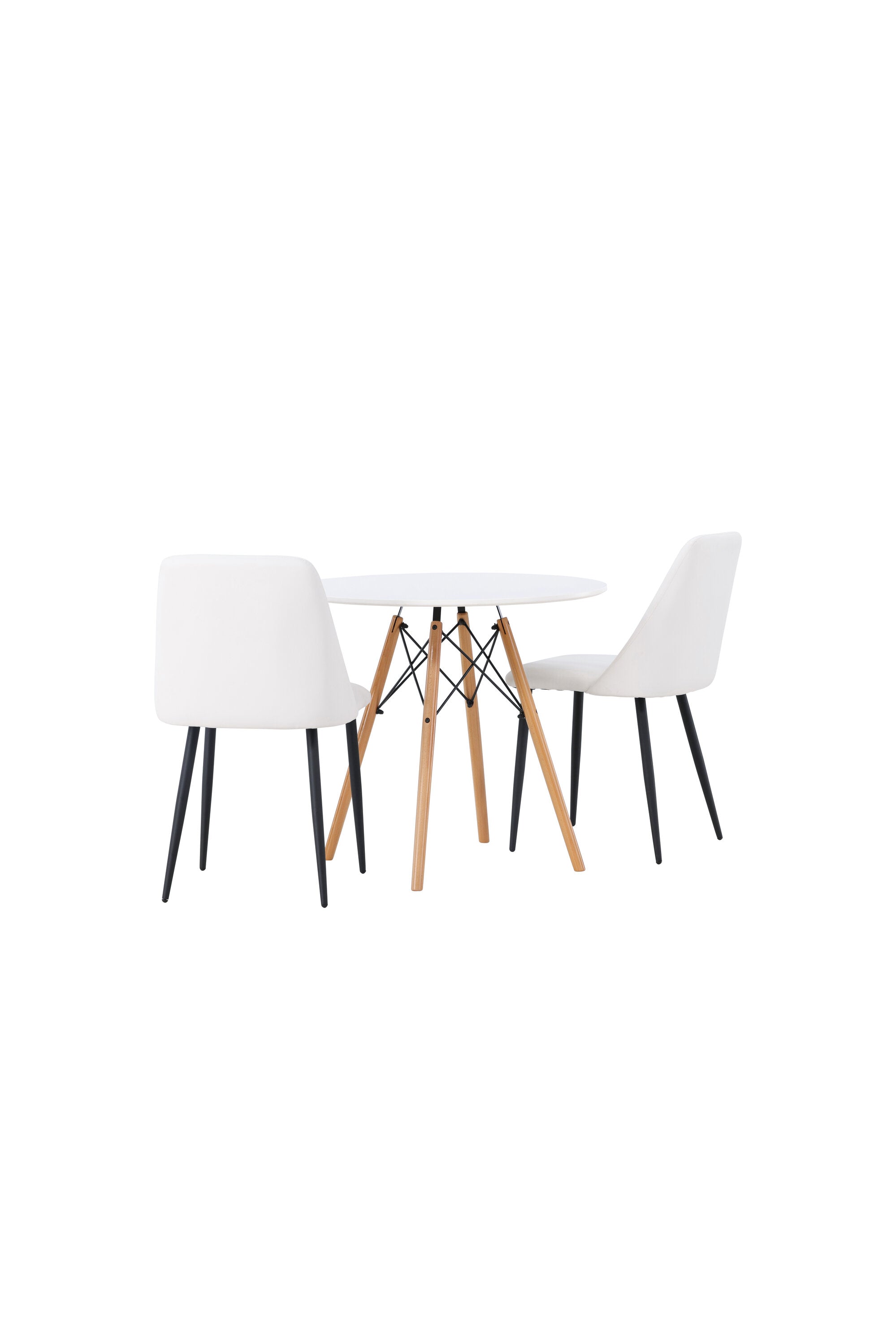 Danburi Esszimmerset + Night ⌀60cm/2St. in Schwarz-Weiss präsentiert im Onlineshop von KAQTU Design AG. Esszimmerset ist von Venture Home
