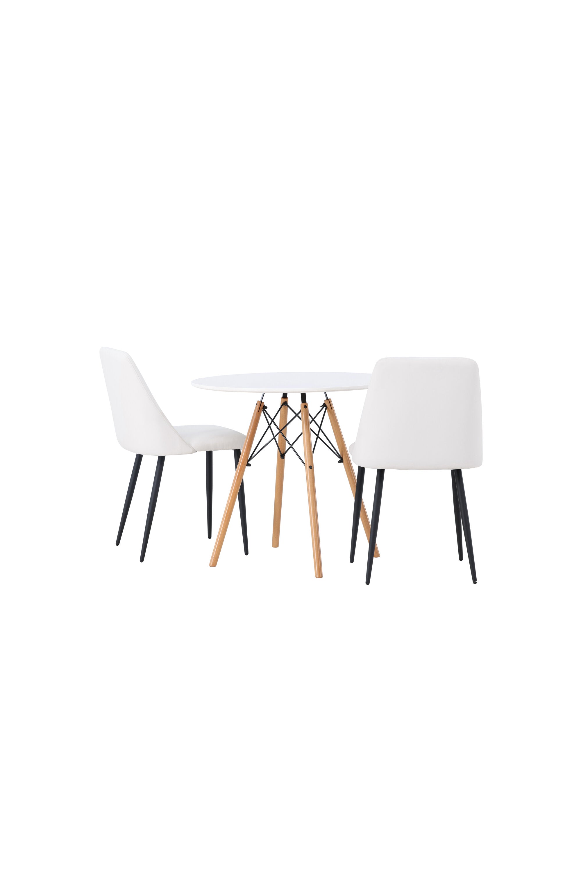 Danburi Esszimmerset + Night ⌀60cm/2St. in Schwarz-Weiss präsentiert im Onlineshop von KAQTU Design AG. Esszimmerset ist von Venture Home