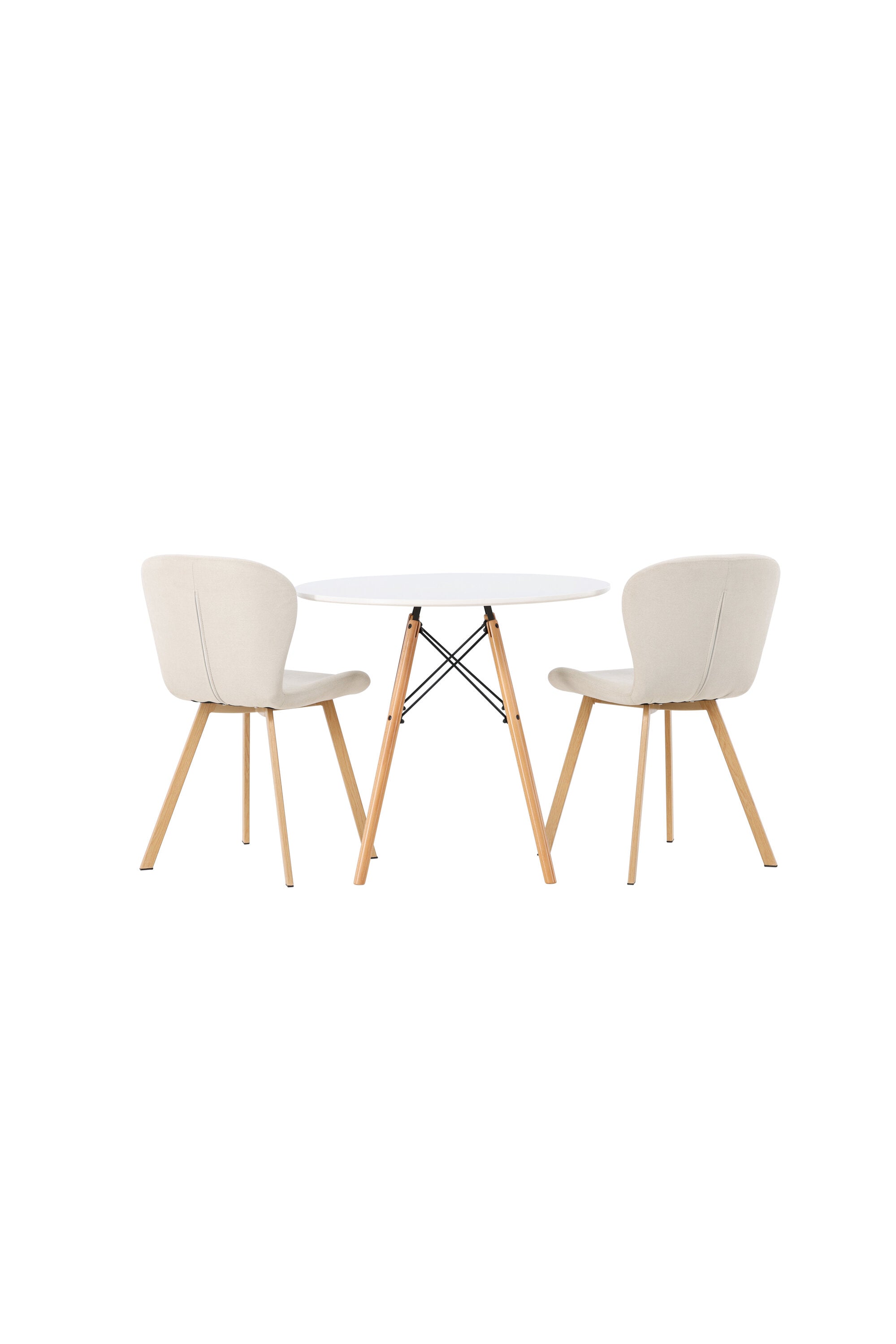 Danburi Esszimmerset + Lilja ⌀60cm/2St. in Beige, Natur präsentiert im Onlineshop von KAQTU Design AG. Esszimmerset ist von Venture Home