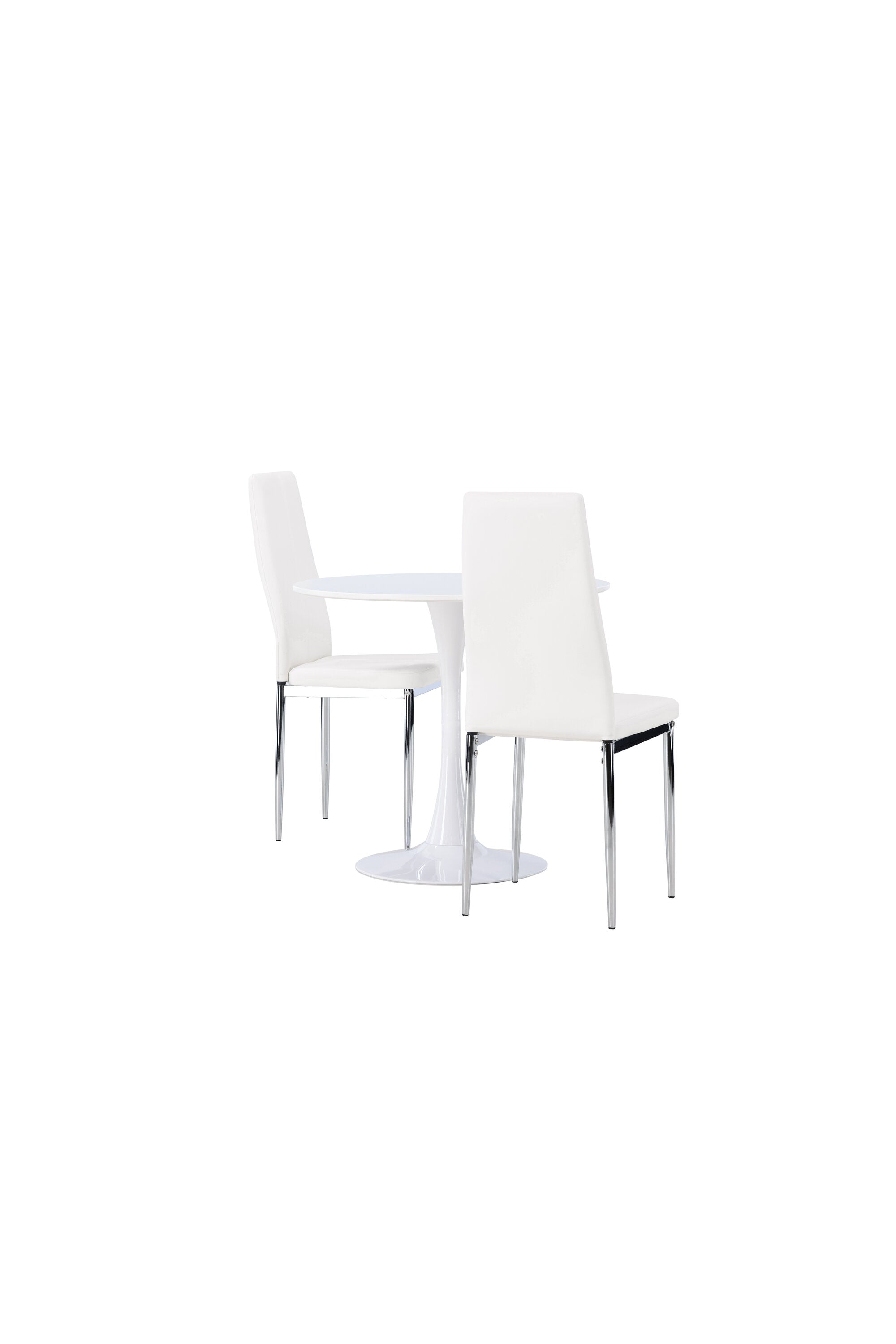 Hamden Esszimmerset + Pastill ⌀80cm/2St. in Silber Weiss präsentiert im Onlineshop von KAQTU Design AG. Esszimmerset ist von Venture Home