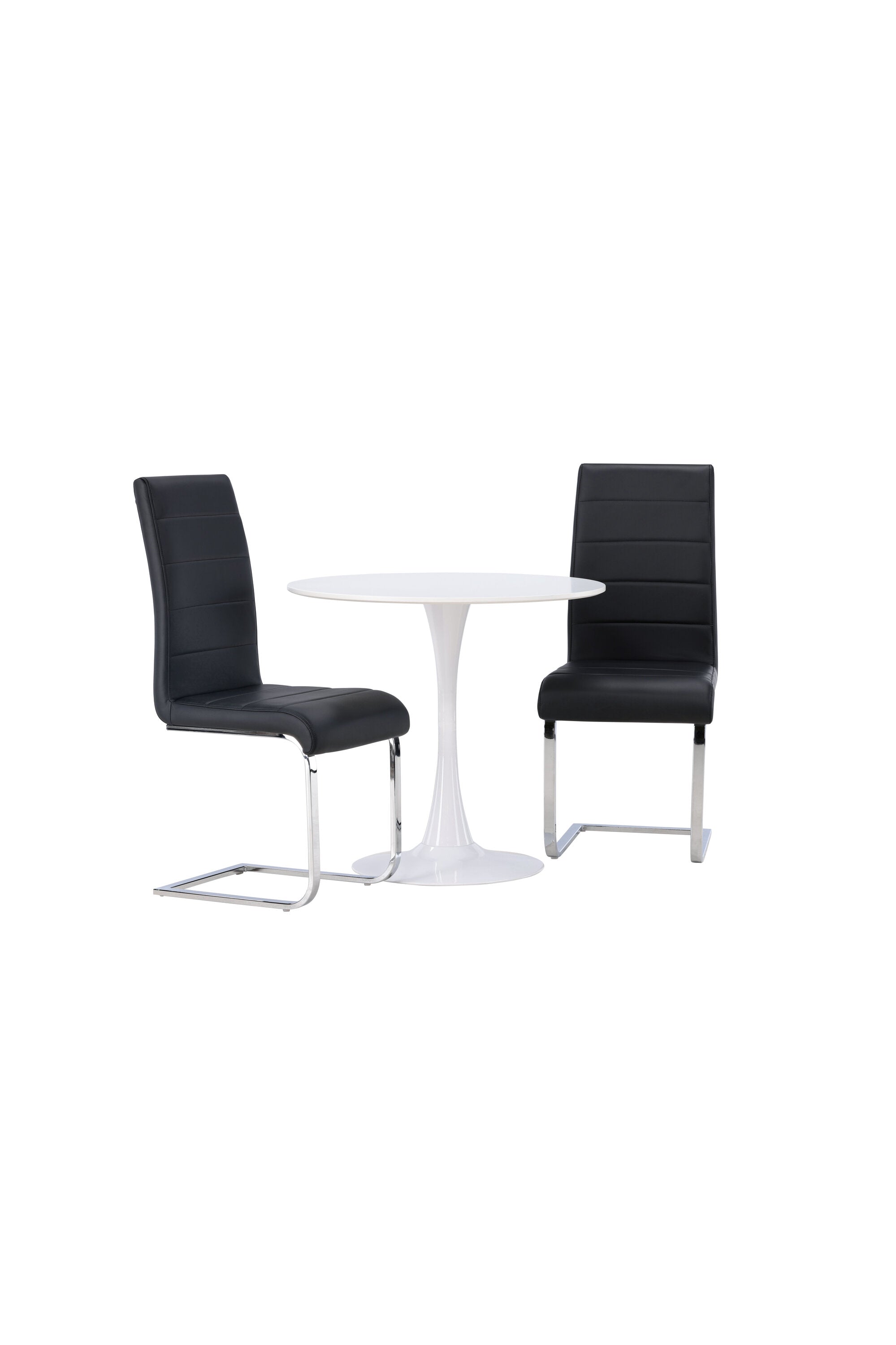Hamden Esszimmerset + Tempo ⌀80cm/2St. in Schwarzgrau präsentiert im Onlineshop von KAQTU Design AG. Esszimmerset ist von Venture Home