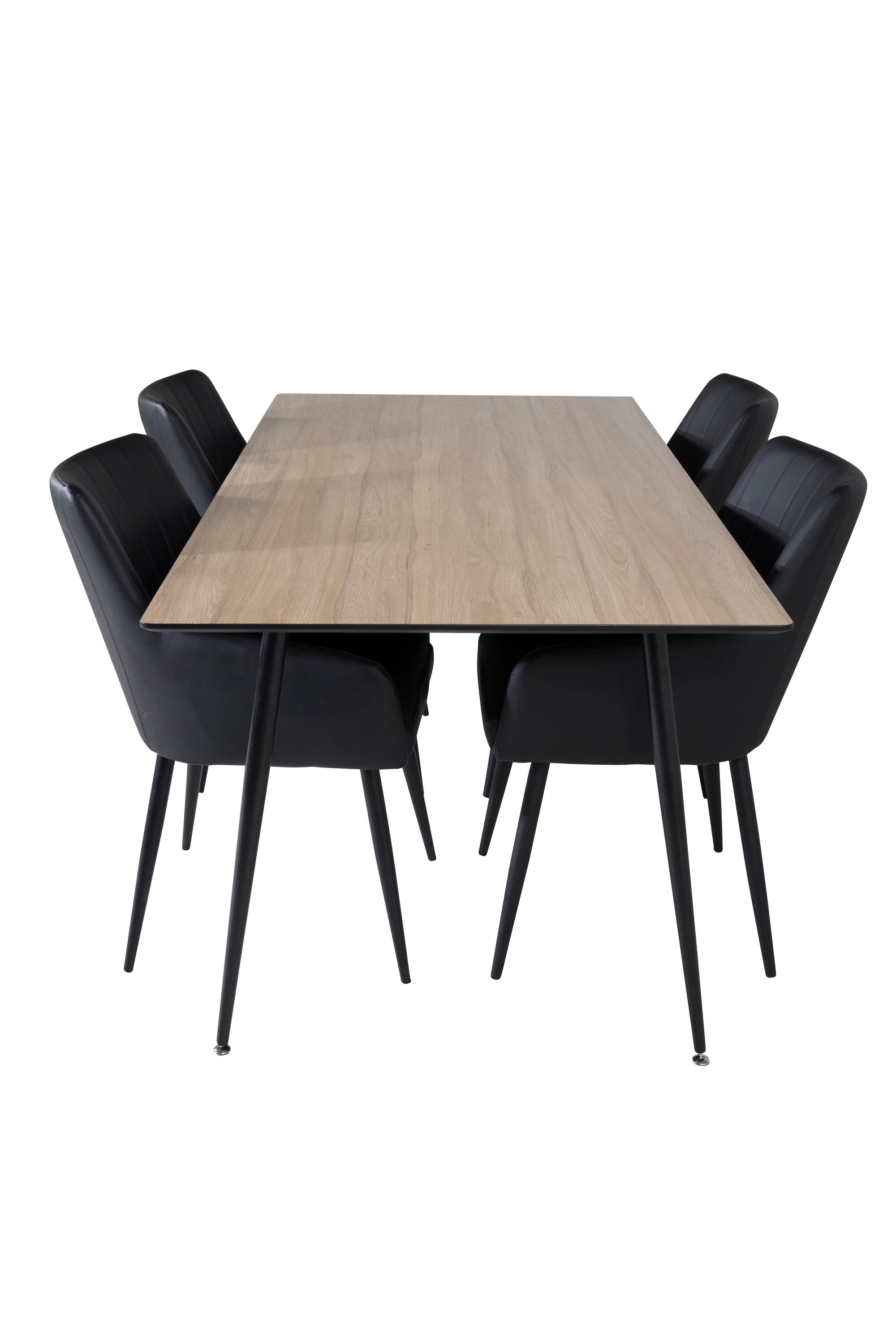 Esszimmer Set Silar mit Stuhl Comfort in Schwarz Schwarz präsentiert im Onlineshop von KAQTU Design AG. Esszimmerset ist von Venture Home