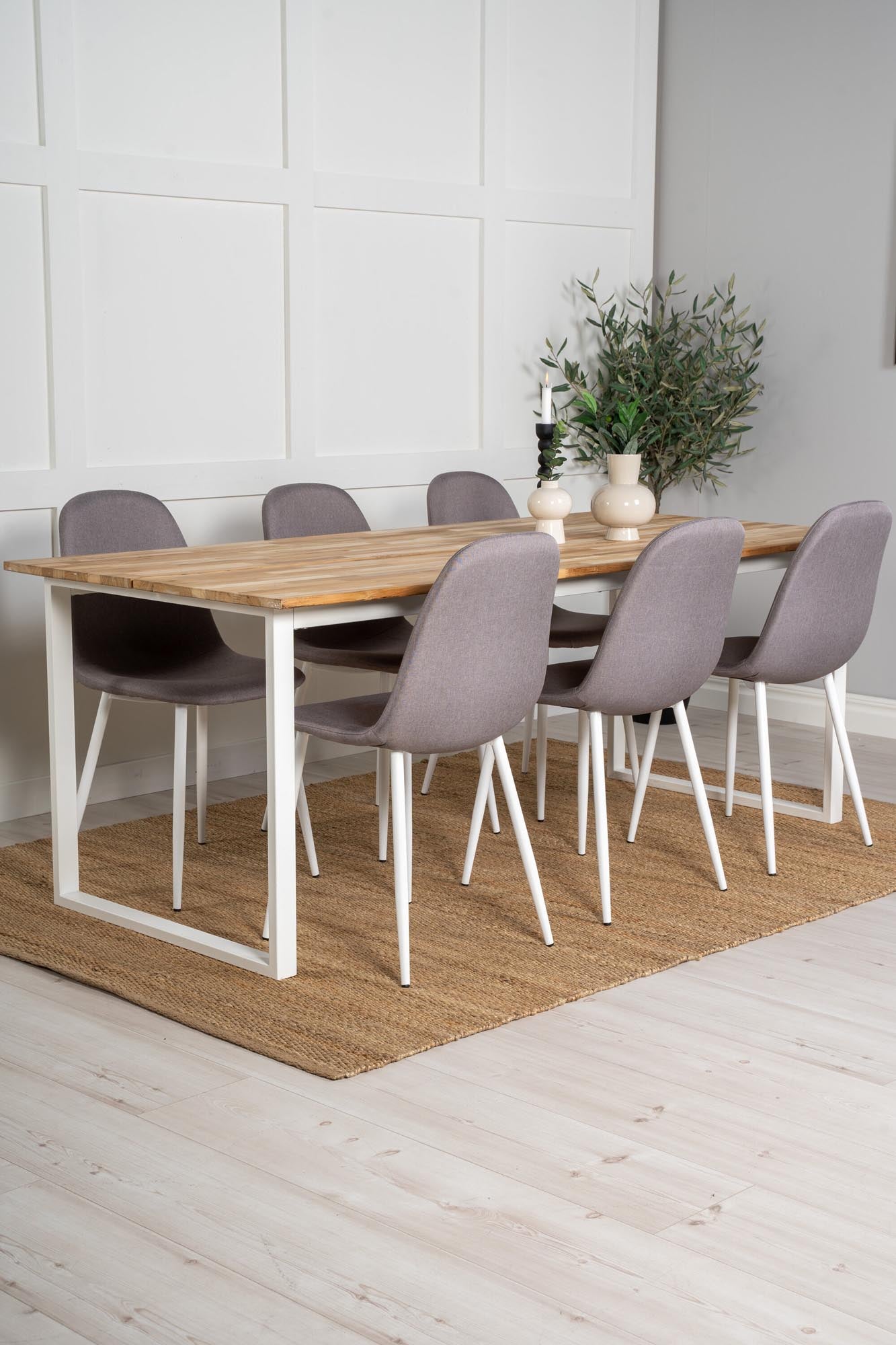 Modernes Esszimmer Set Cirebon mit komfortablem Stuhl Polar.