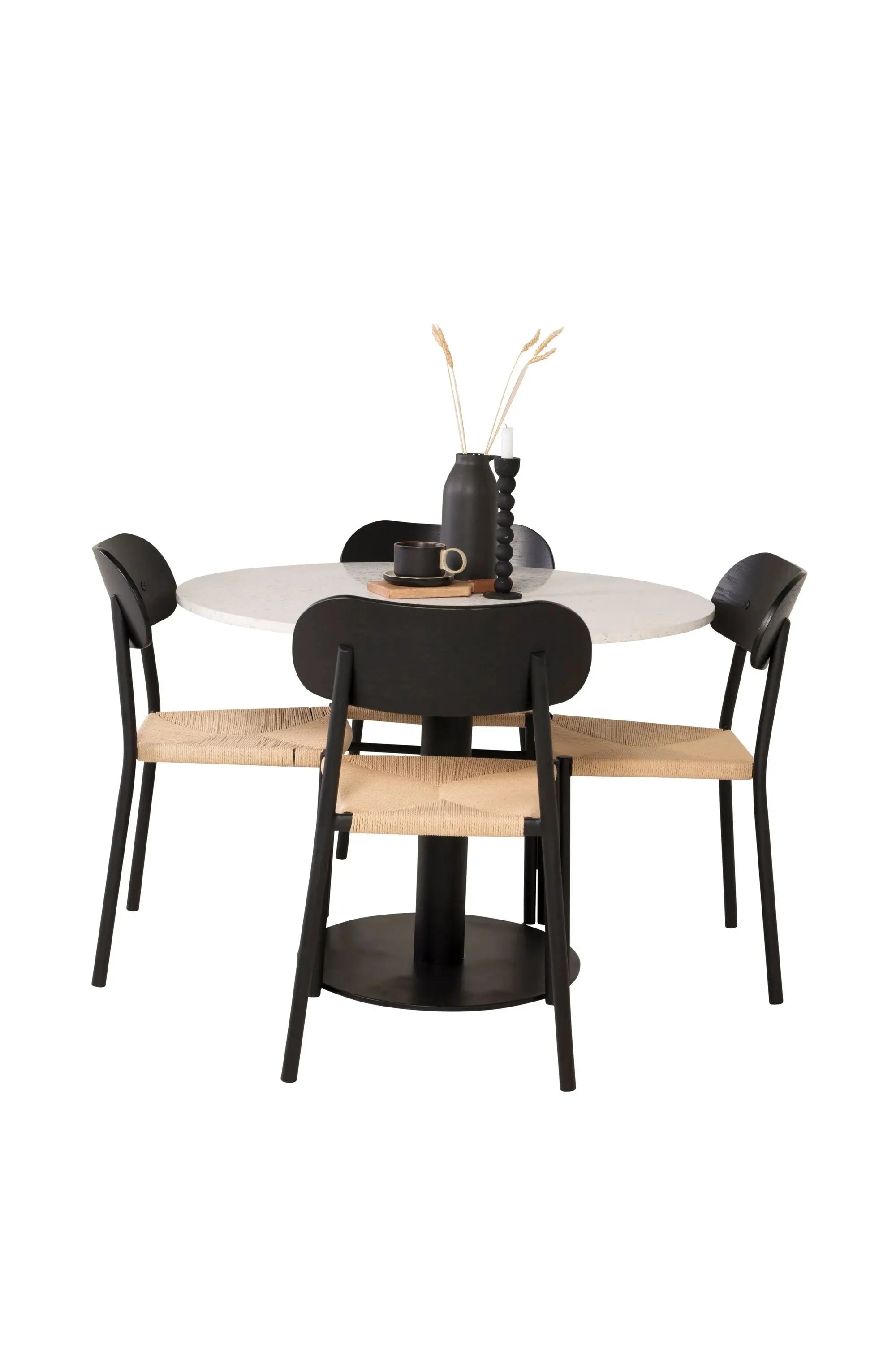 Modernes Esszimmer Set Razzia mit komfortablen Stühlen Polly.