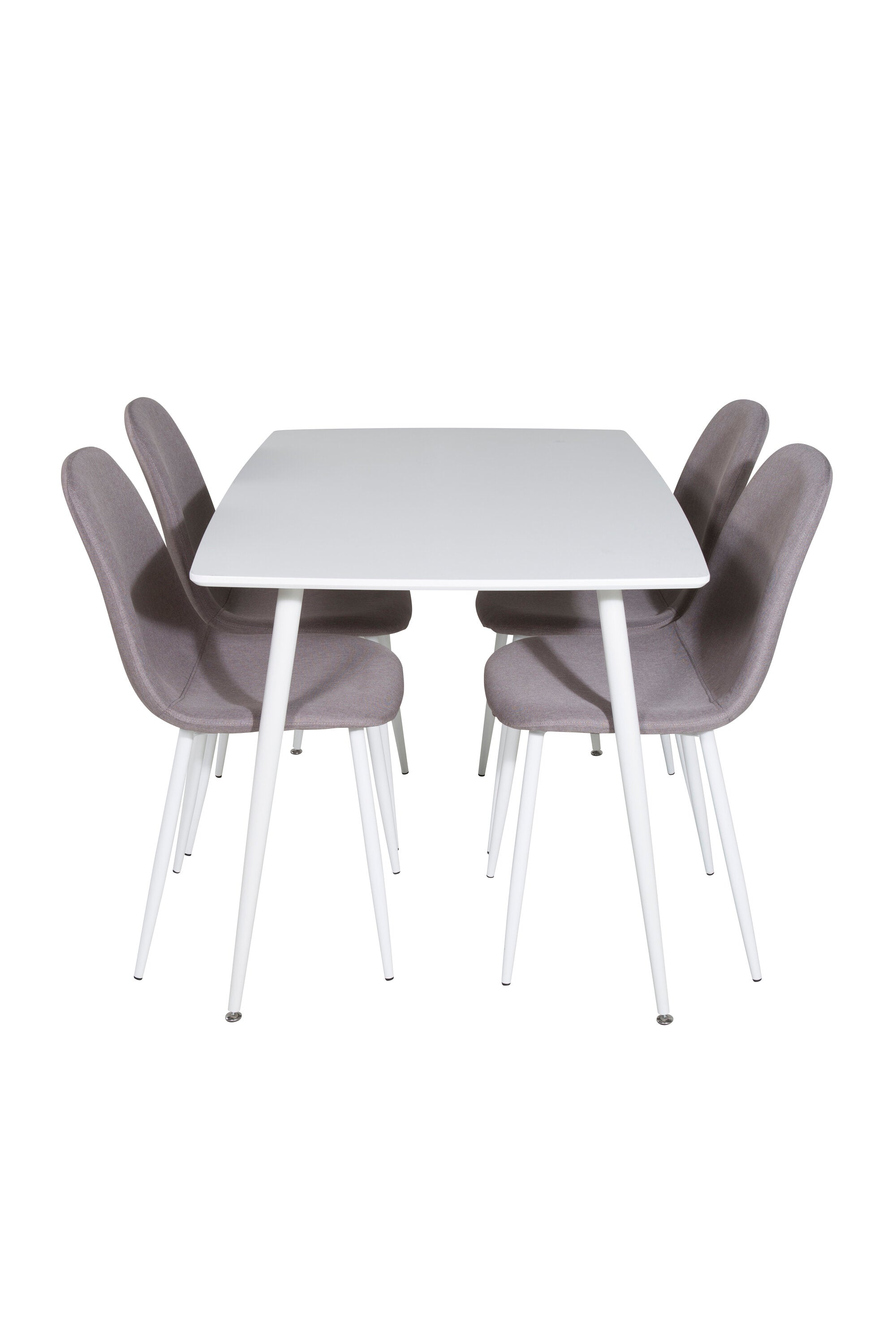 Esszimmer Set Polar mit Stuhl Polar in Weiss/Grau/Weiss präsentiert im Onlineshop von KAQTU Design AG. Esszimmerset ist von Venture Home