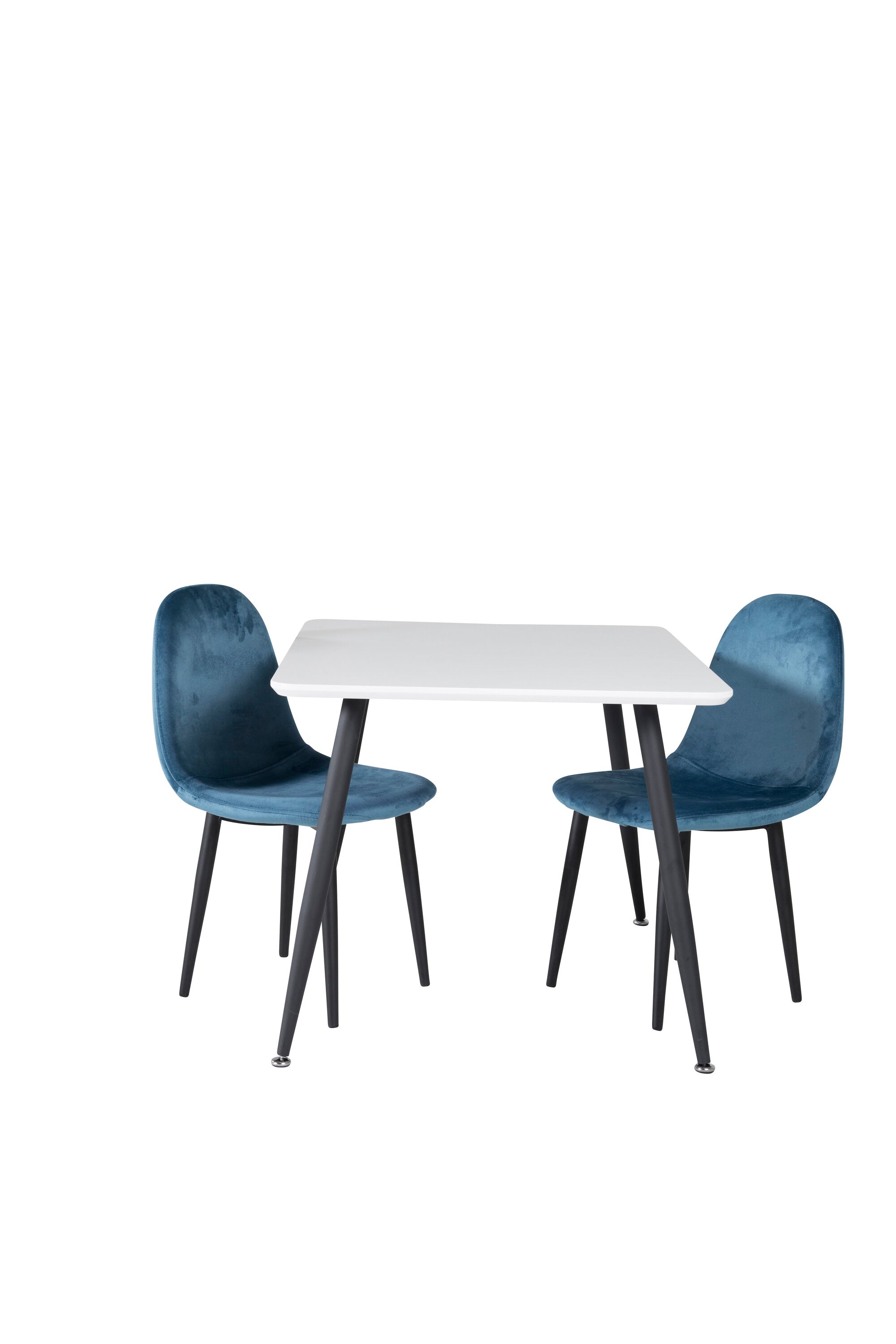 Esszimmer Set Polar mit Stuhl Polar in Weiss/Schwarz/Blau präsentiert im Onlineshop von KAQTU Design AG. Esszimmerset ist von Venture Home