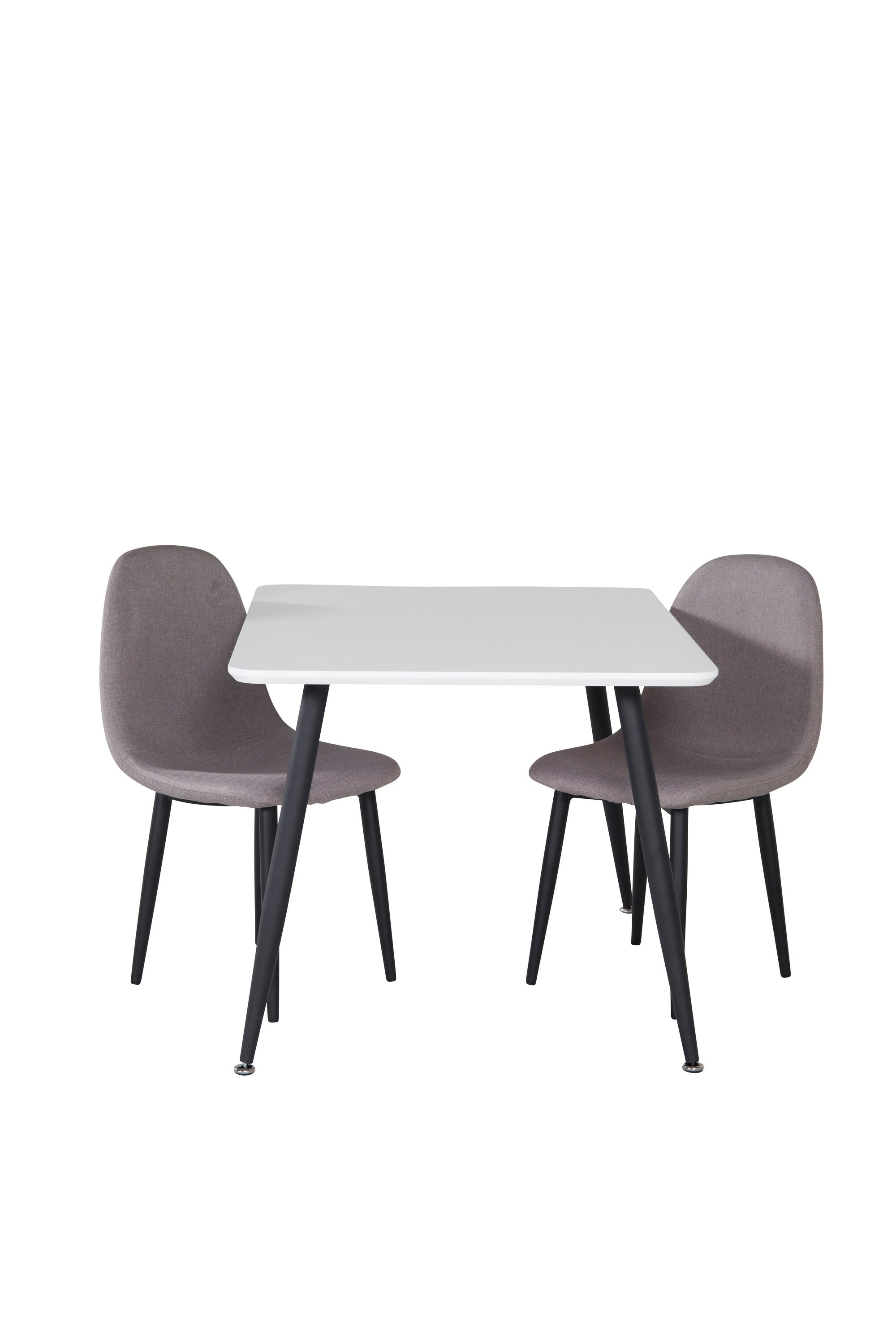Esszimmer Set Polar mit Stuhl Polar in Weiss/Schwarz/Grau präsentiert im Onlineshop von KAQTU Design AG. Esszimmerset ist von Venture Home