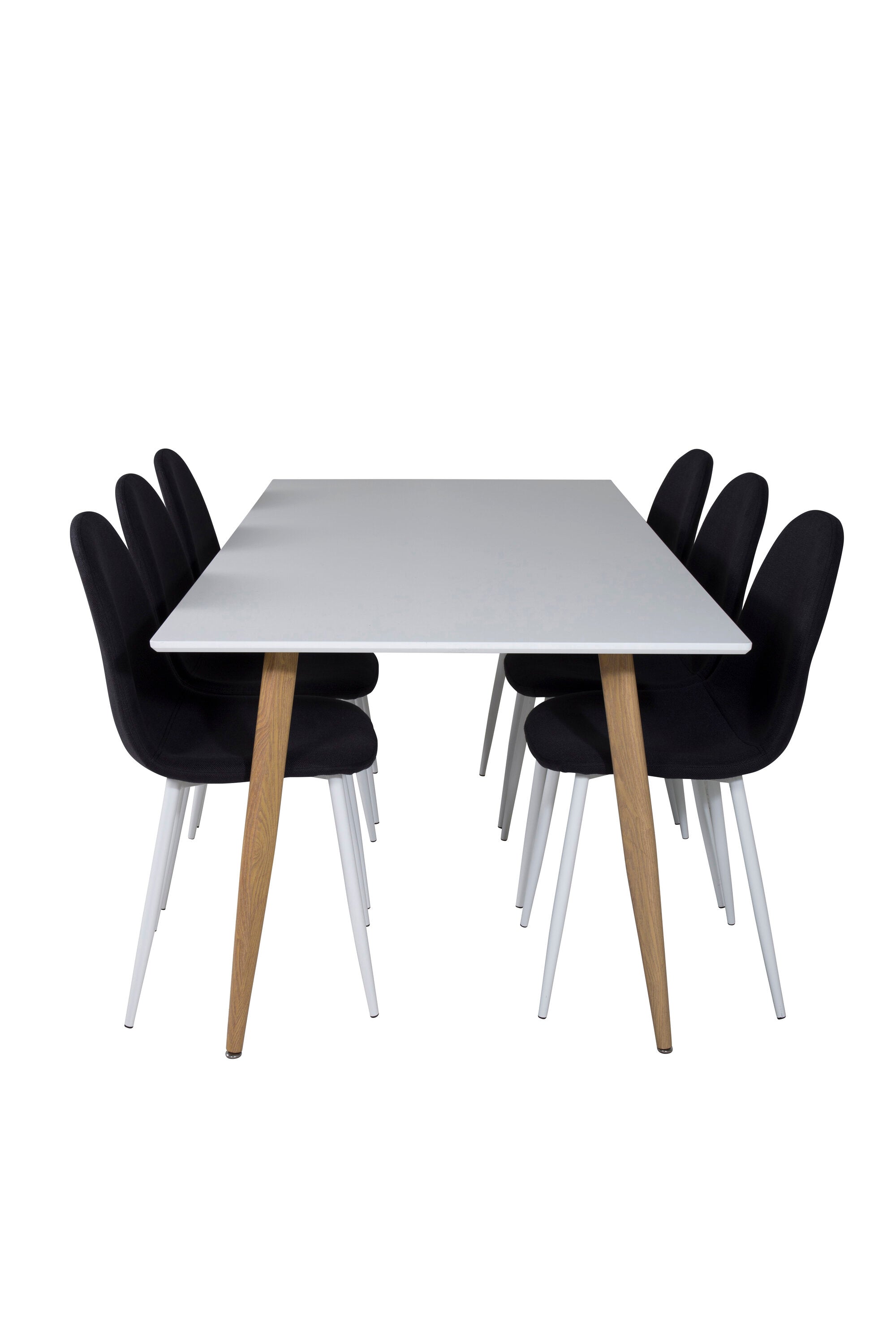 Esszimmer Set Polar mit Stuhl Polar in Weiss/Schwarz/Weiss präsentiert im Onlineshop von KAQTU Design AG. Esszimmerset ist von Venture Home