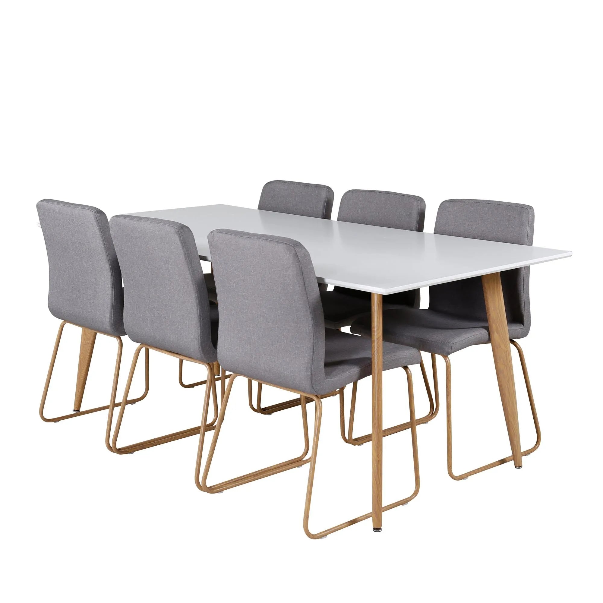 Stilvolles Esszimmer Set Polar mit Mace Stühlen von Venture Home.