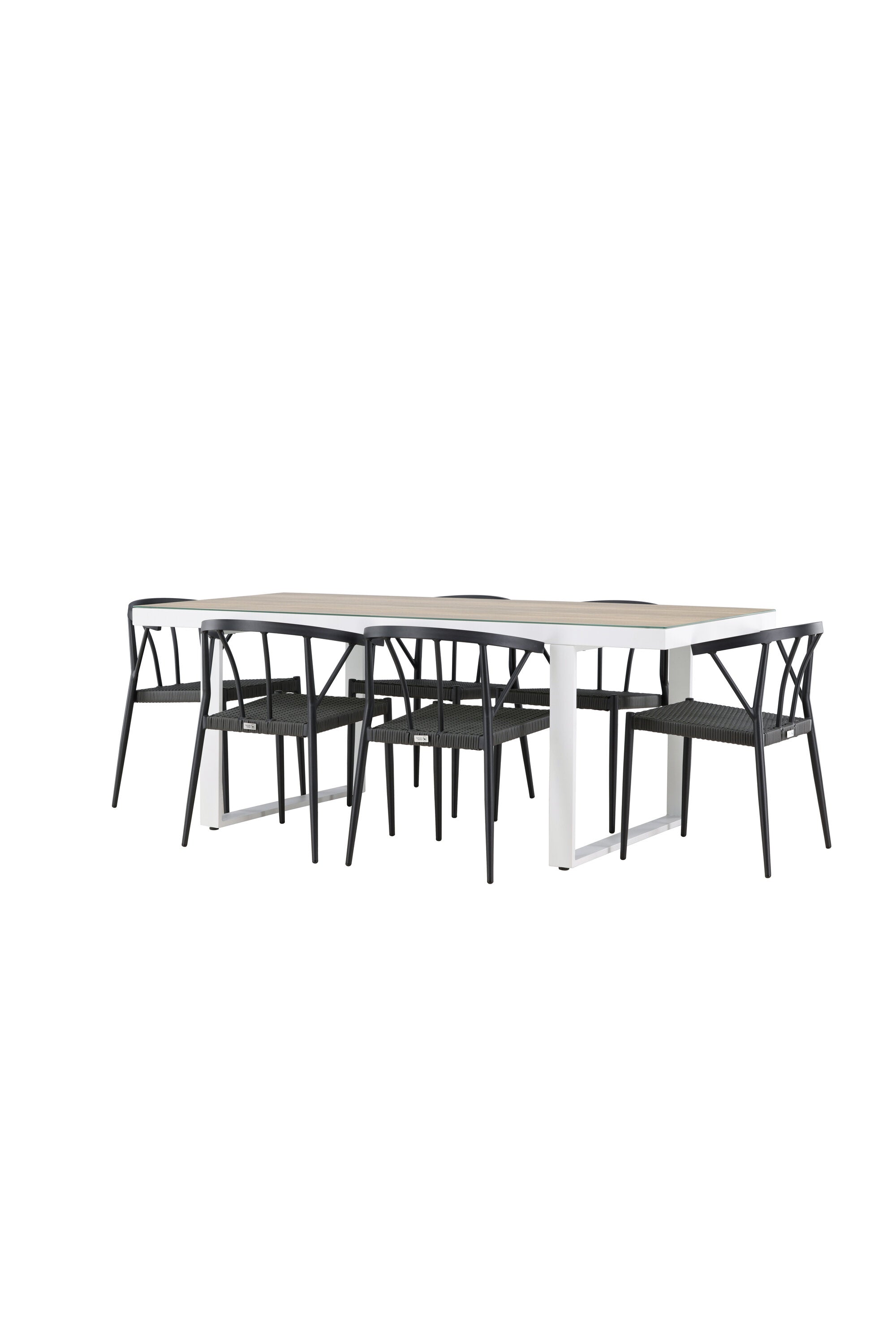 Das Merlo Gartentisch Set mit Stina Stühlen von Venture Home bietet stilvolles Design und Komfort für Ihren Garten.