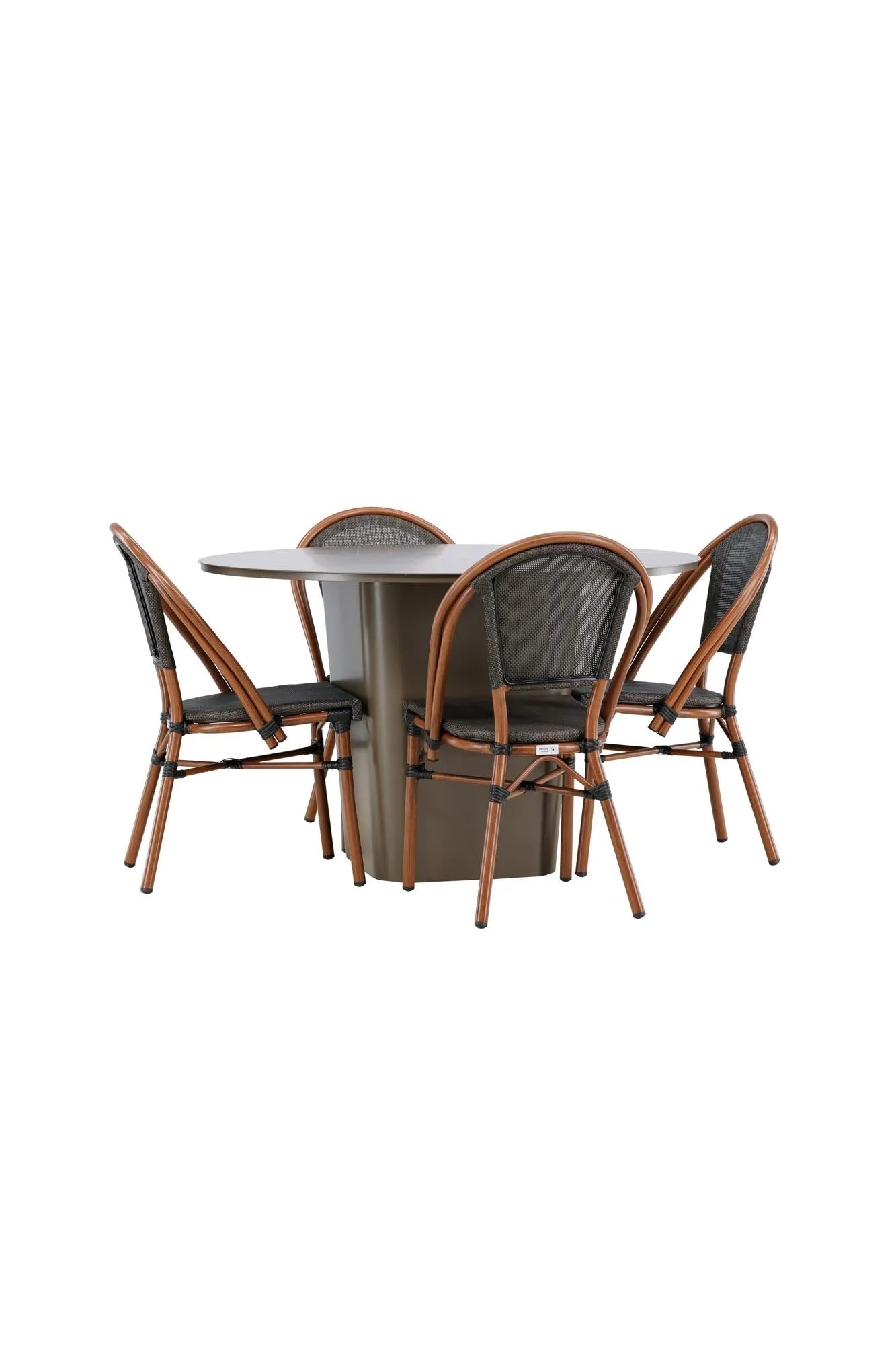 Stilvolles Santa Fe Gartentisch Set Guarda von Venture Home, perfekt für zeitgemäße Außenbereiche, robust und elegant designt.