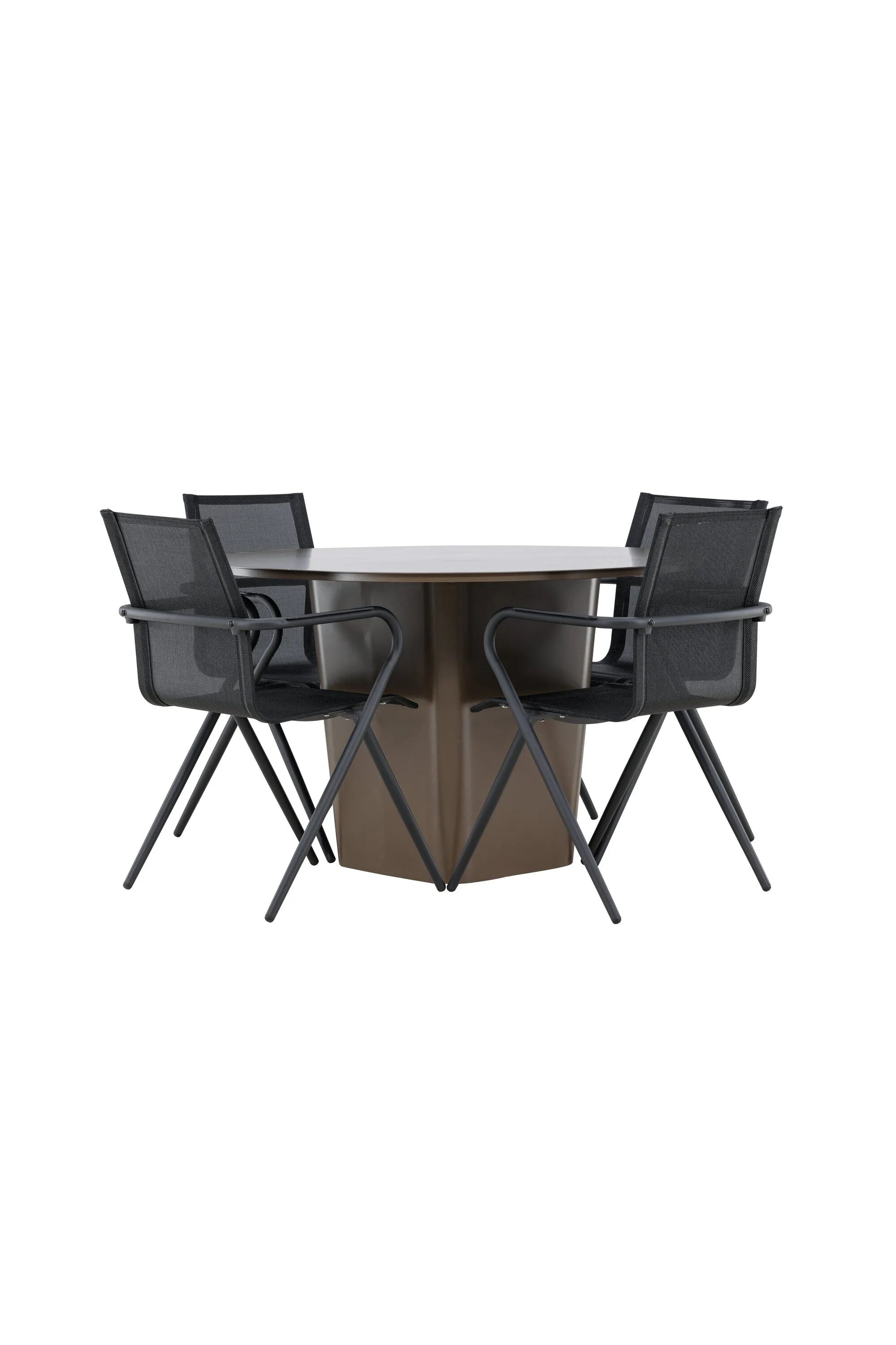 Stilvolles Santa Fe Gartentisch Set Alina von Venture Home, perfekt für moderne Außenbereiche, langlebig und elegant gestaltet.