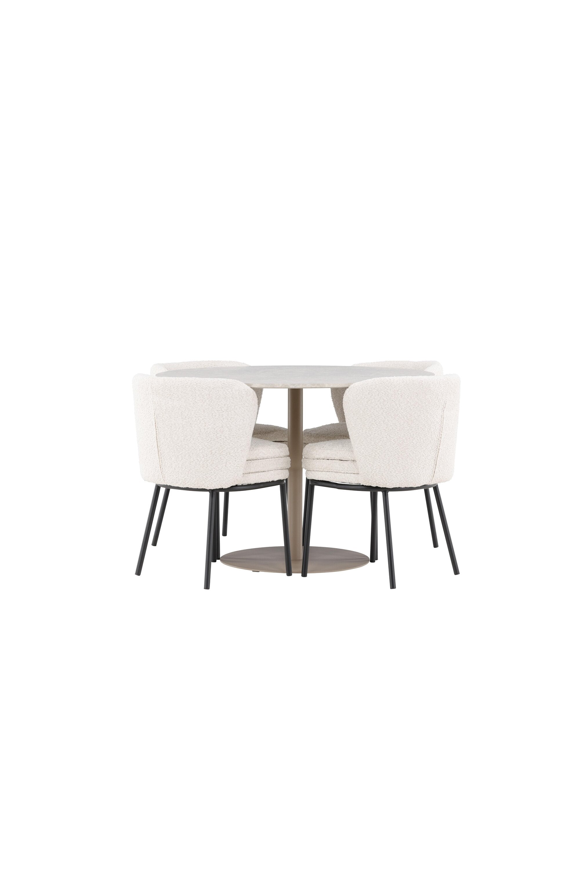 Lycke Esstisch mit Agnes Stühlen in  präsentiert im Onlineshop von KAQTU Design AG. Bartischset ist von Venture Home