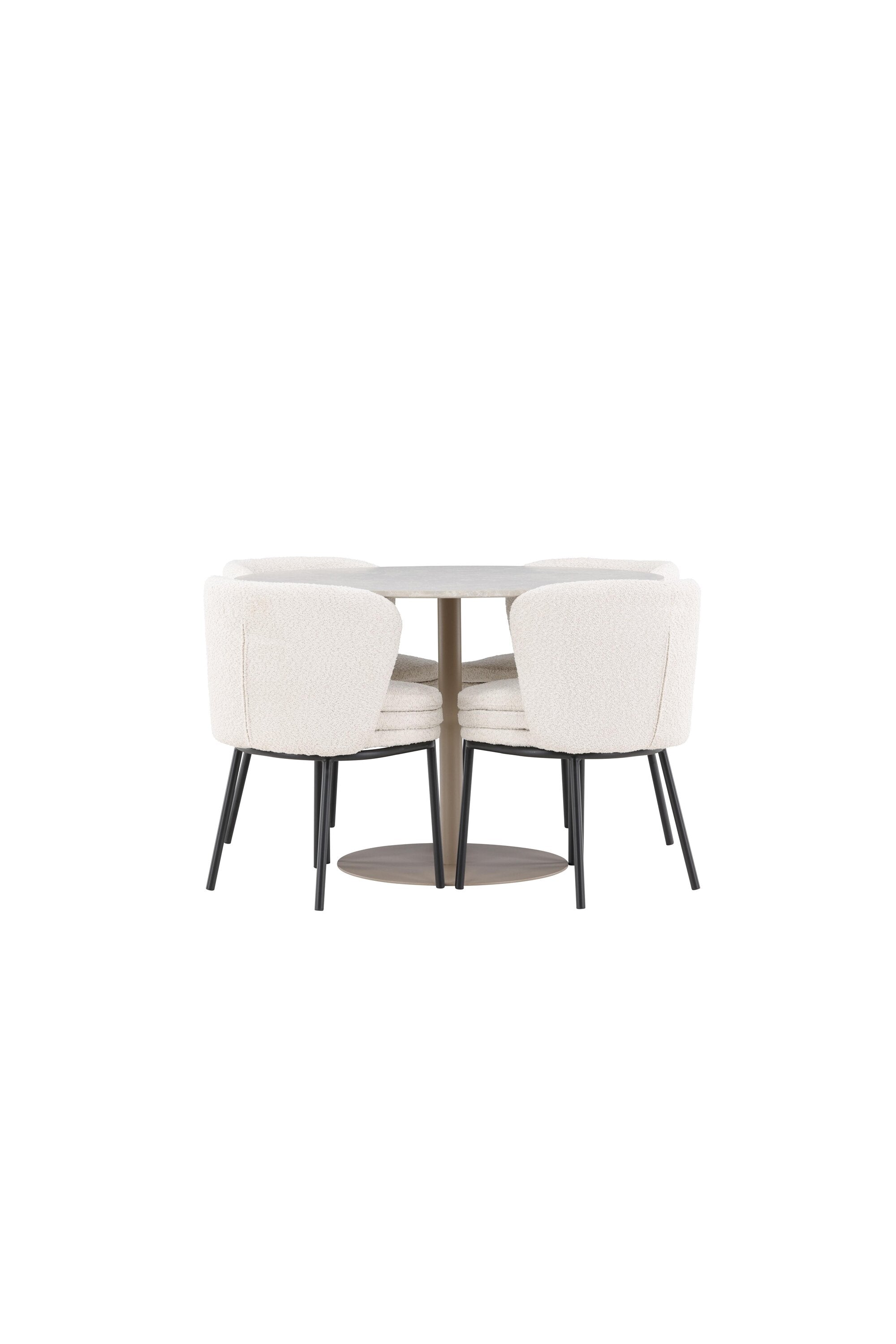 Lycke Esstisch mit Agnes Stühlen in  präsentiert im Onlineshop von KAQTU Design AG. Bartischset ist von Venture Home