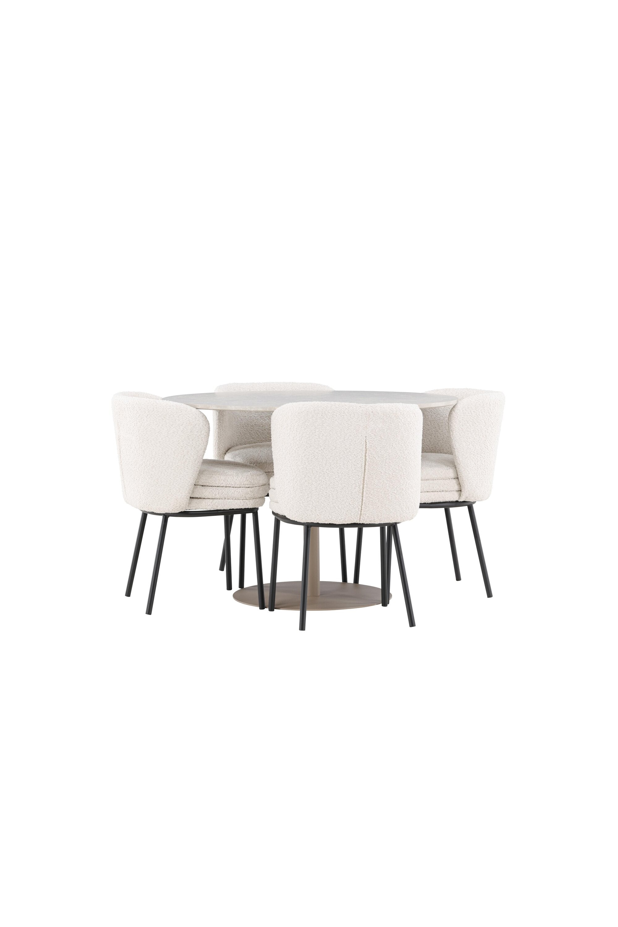 Lycke Esstisch mit Agnes Stühlen in  präsentiert im Onlineshop von KAQTU Design AG. Bartischset ist von Venture Home