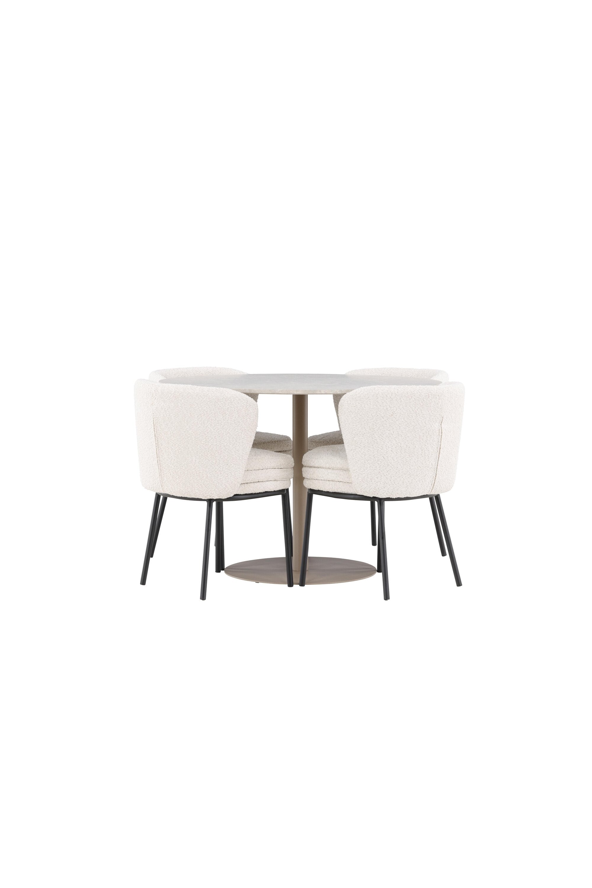 Lycke Esstisch mit Agnes Stühlen in  präsentiert im Onlineshop von KAQTU Design AG. Bartischset ist von Venture Home