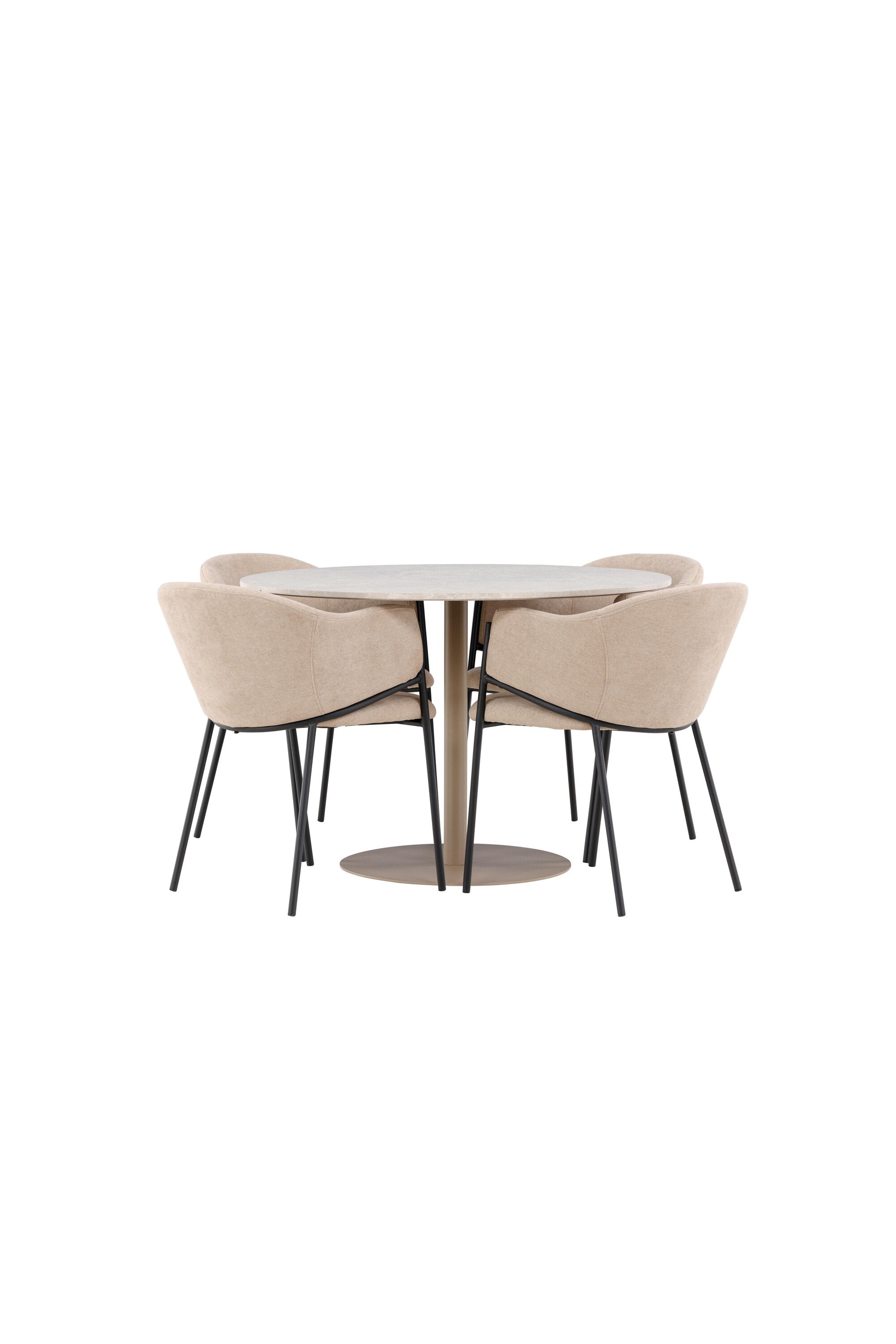 Lycke Esstisch mit Stühlen von Evelina in  präsentiert im Onlineshop von KAQTU Design AG. Bartischset ist von Venture Home