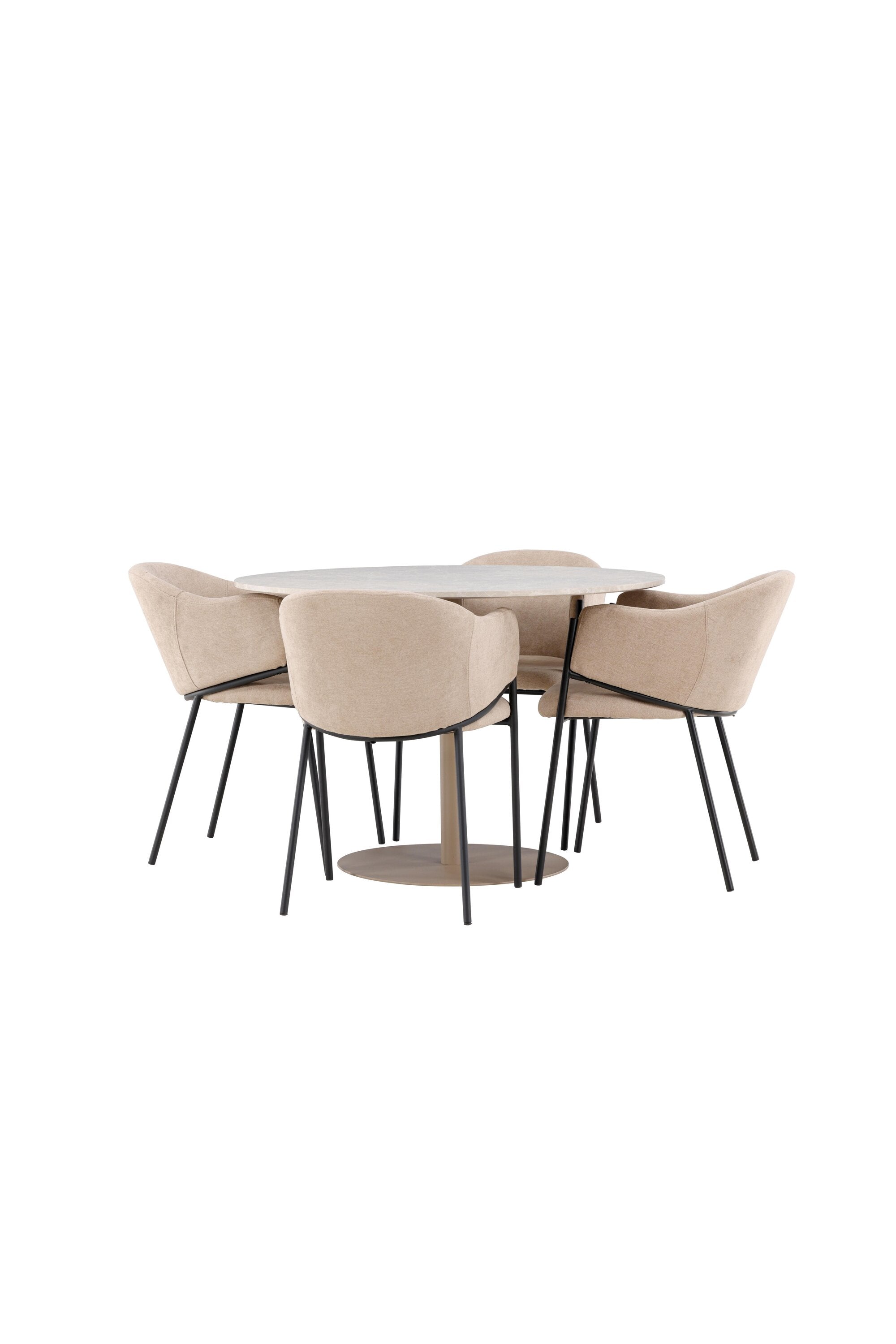 Lycke Esstisch mit Stühlen von Evelina in  präsentiert im Onlineshop von KAQTU Design AG. Bartischset ist von Venture Home
