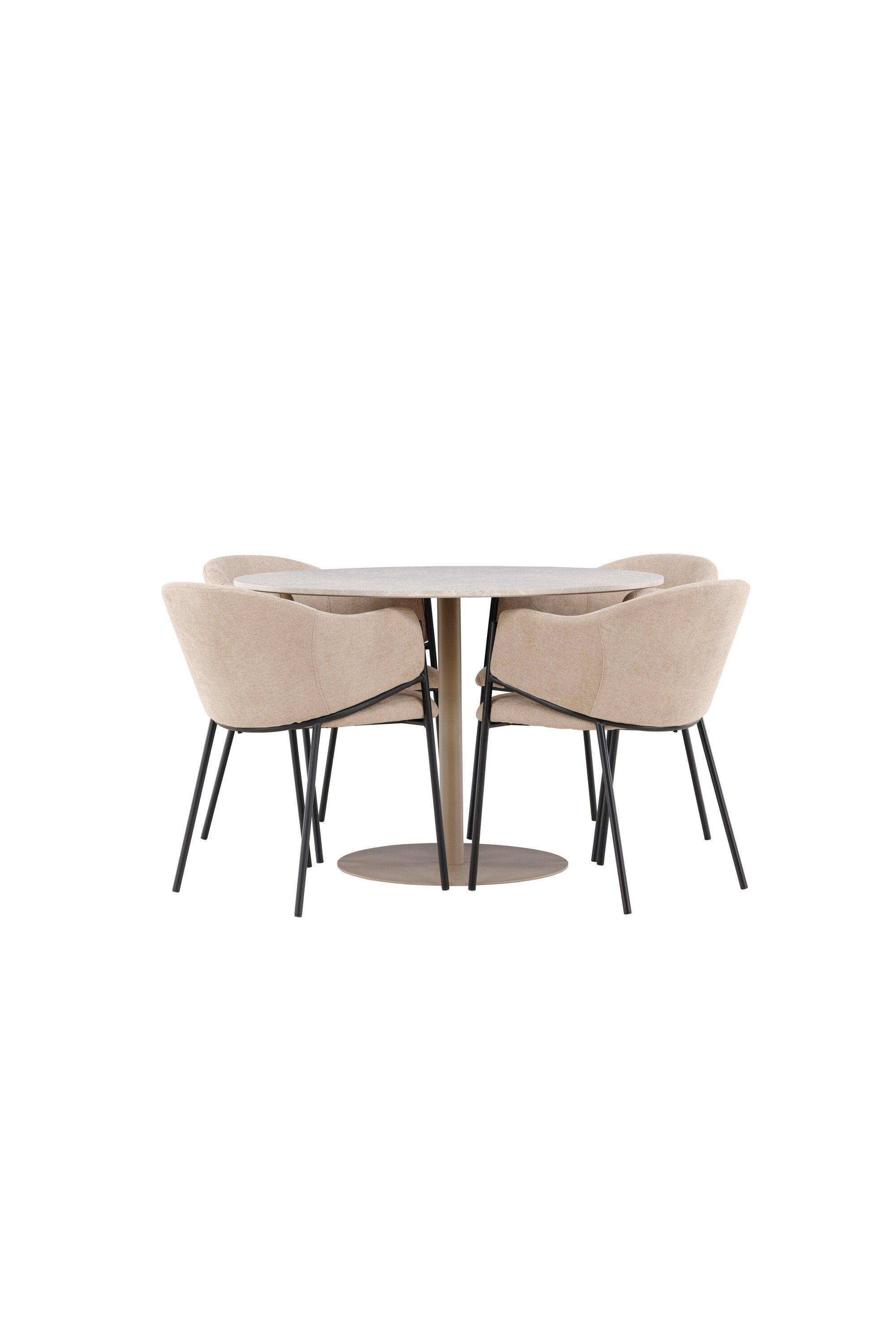 Lycke Esstisch mit Stühlen von Evelina in  präsentiert im Onlineshop von KAQTU Design AG. Bartischset ist von Venture Home