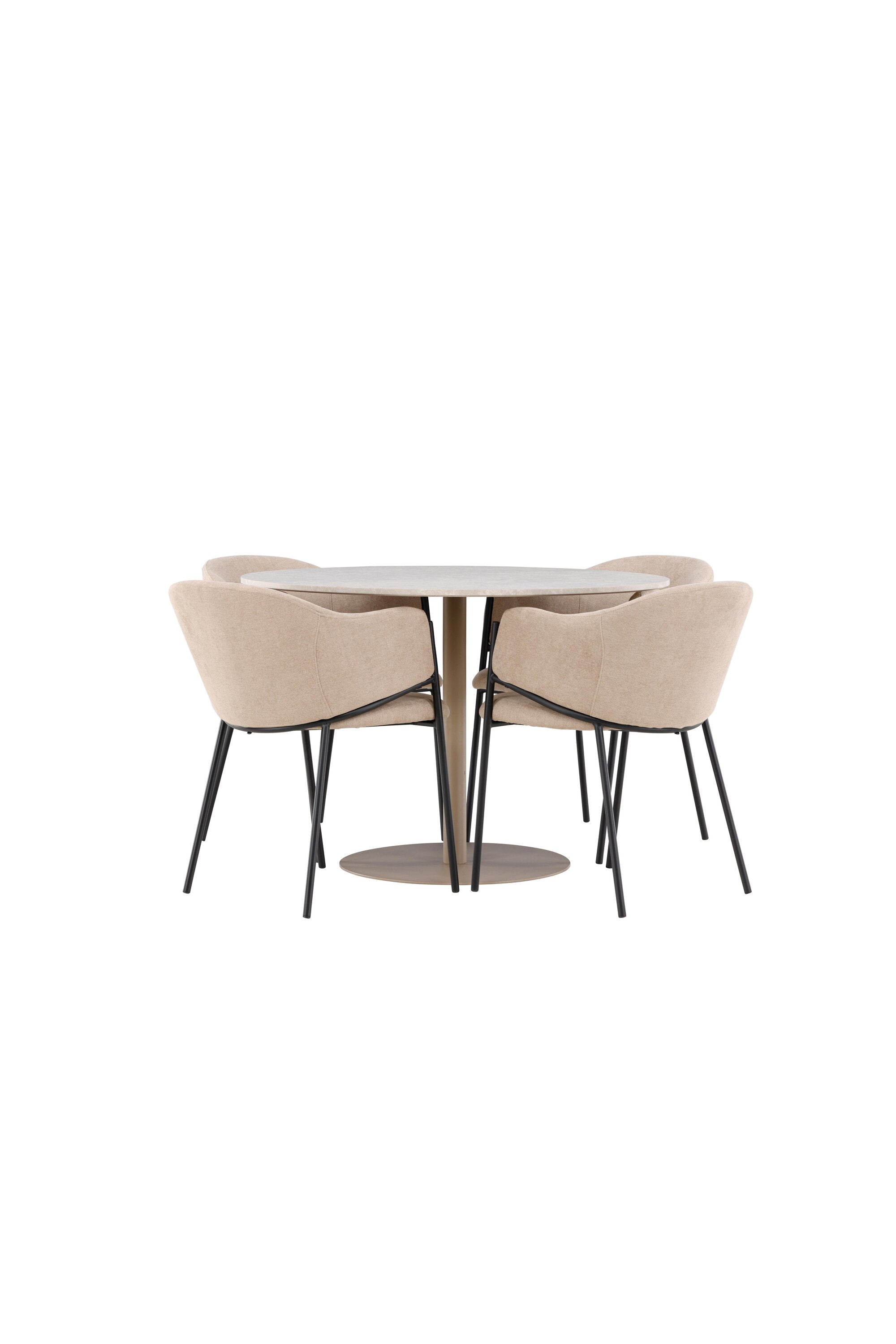 Lycke Esstisch mit Stühlen von Evelina in  präsentiert im Onlineshop von KAQTU Design AG. Bartischset ist von Venture Home