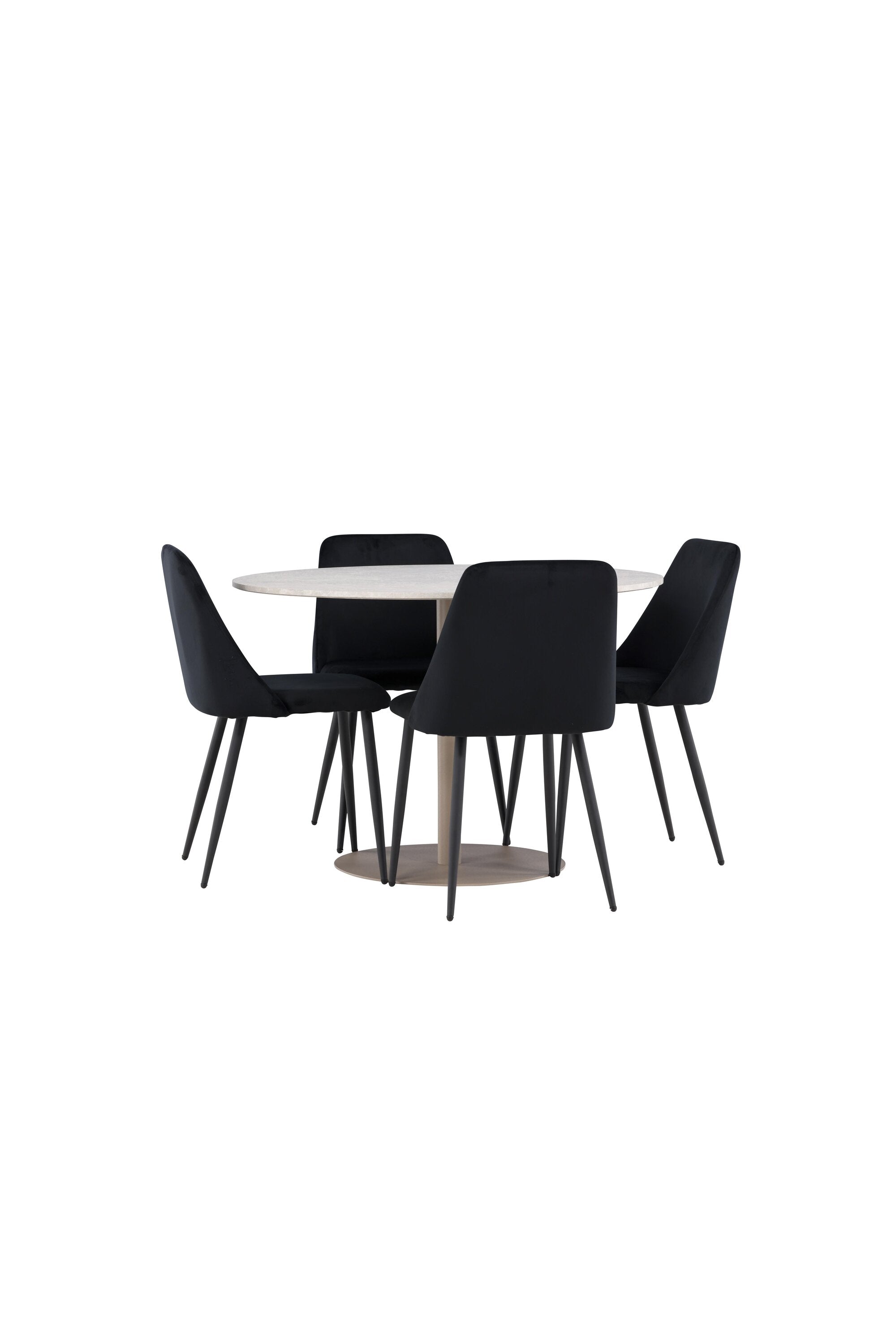 Lycke Esstisch mit Night Stühlen in  präsentiert im Onlineshop von KAQTU Design AG. Bartischset ist von Venture Home