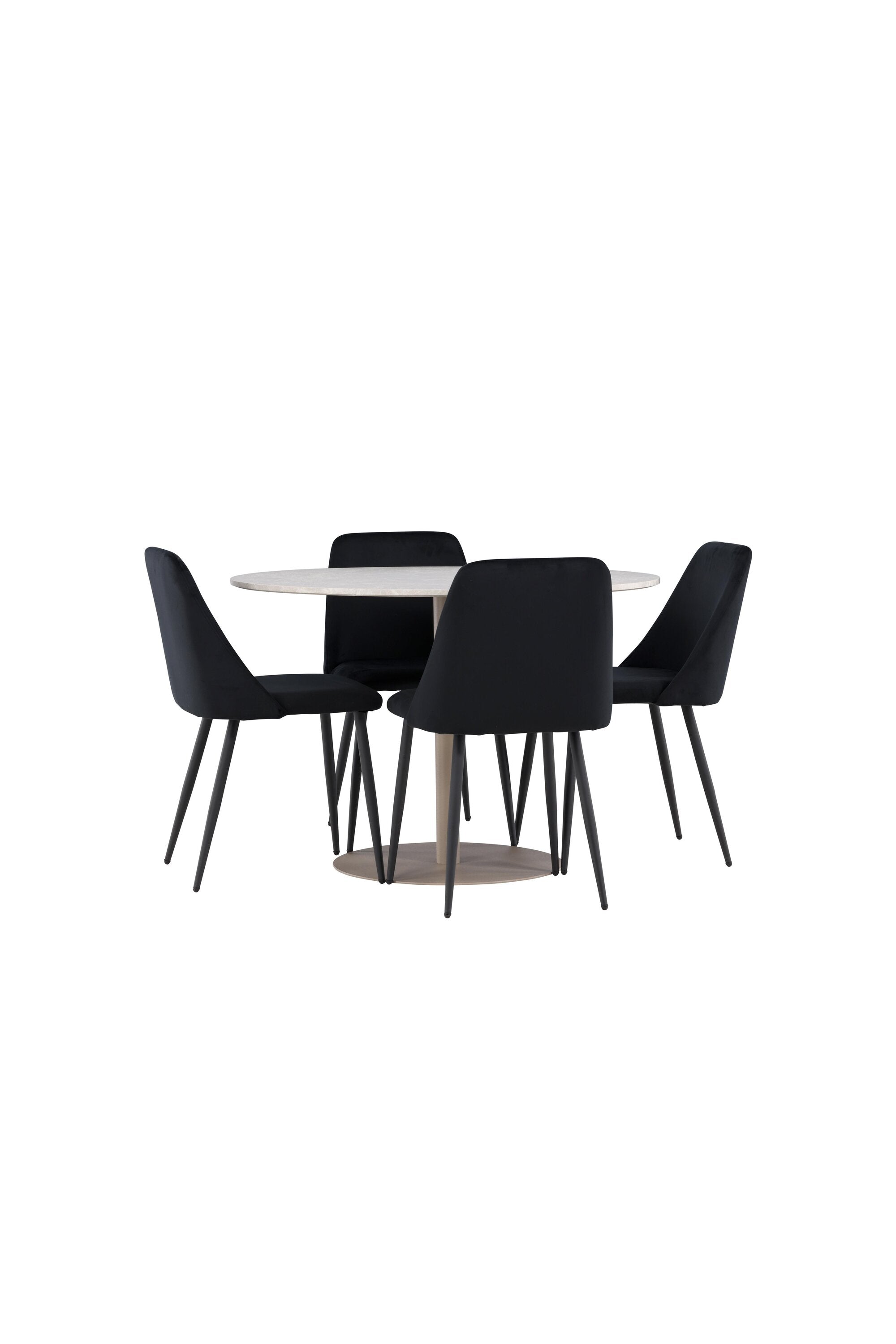 Lycke Esstisch mit Night Stühlen in  präsentiert im Onlineshop von KAQTU Design AG. Bartischset ist von Venture Home