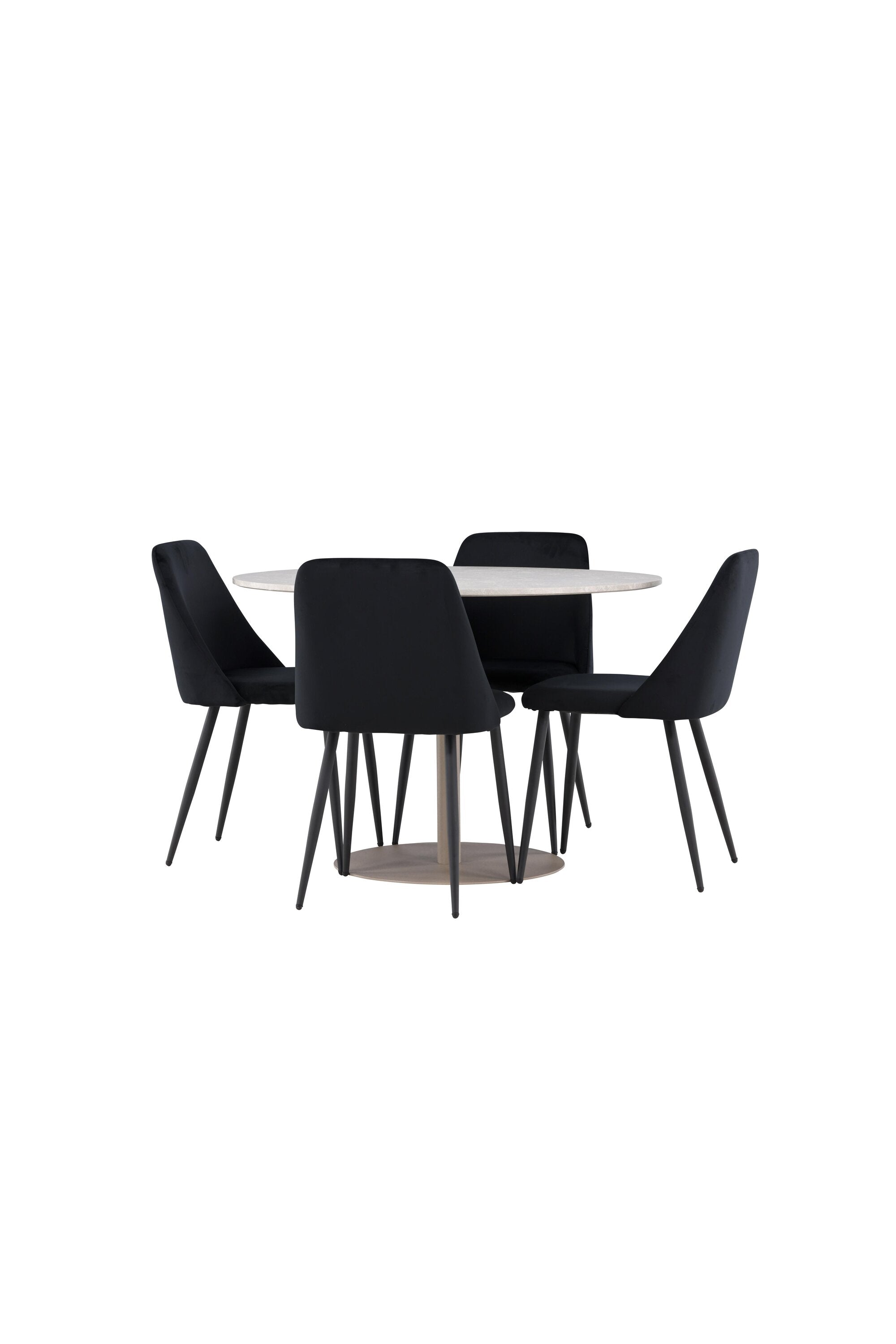 Lycke Esstisch mit Night Stühlen in  präsentiert im Onlineshop von KAQTU Design AG. Bartischset ist von Venture Home