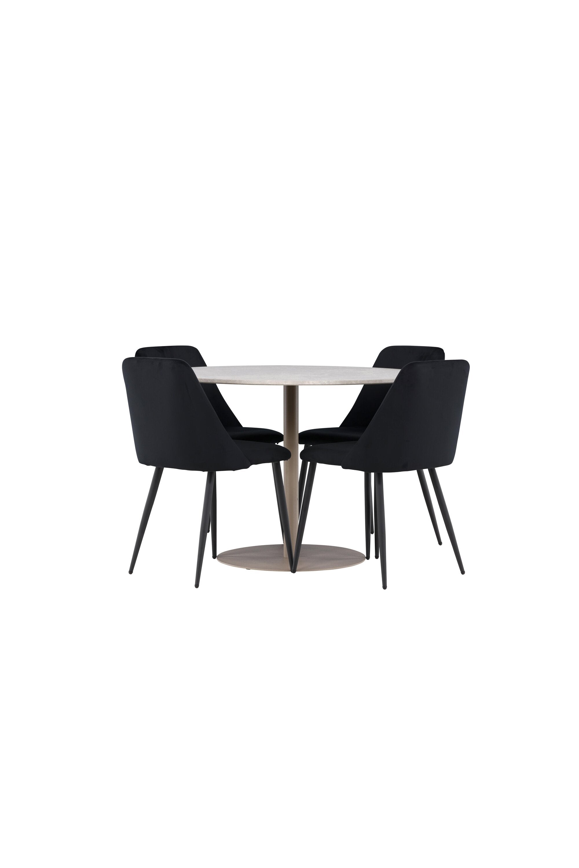 Lycke Esstisch mit Night Stühlen in  präsentiert im Onlineshop von KAQTU Design AG. Bartischset ist von Venture Home