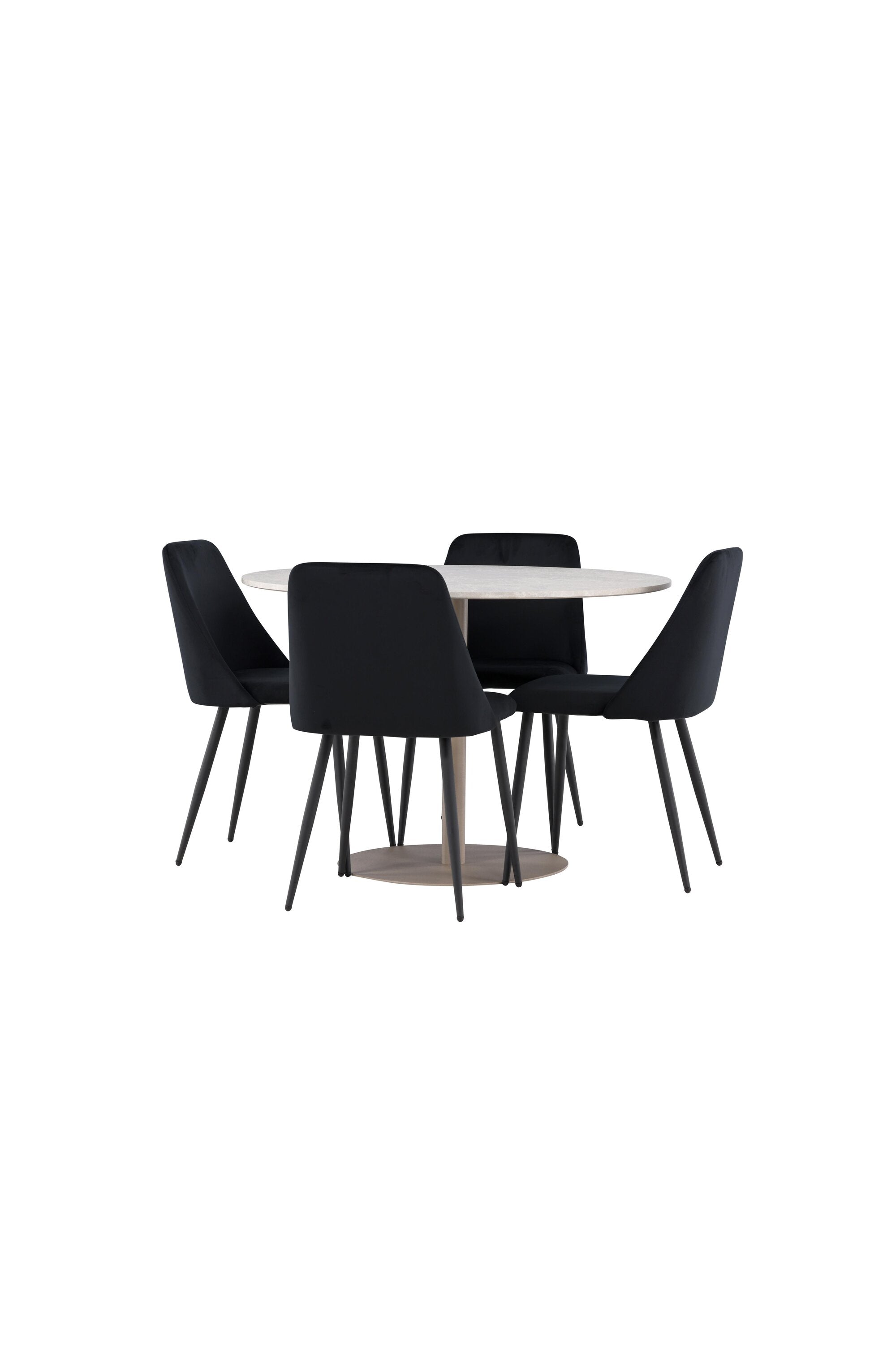 Lycke Esstisch mit Night Stühlen in  präsentiert im Onlineshop von KAQTU Design AG. Bartischset ist von Venture Home