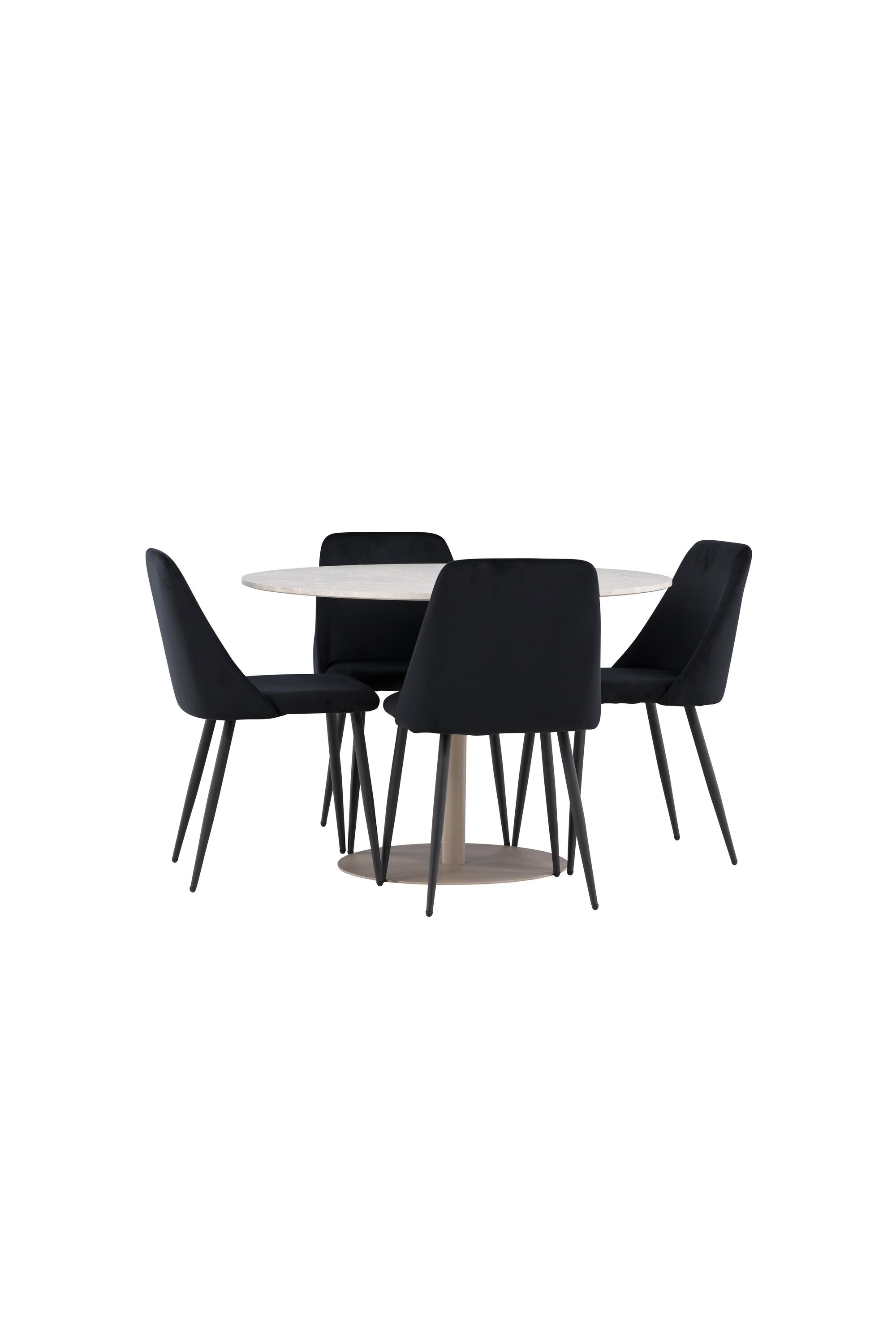 Lycke Esstisch mit Night Stühlen in  präsentiert im Onlineshop von KAQTU Design AG. Bartischset ist von Venture Home