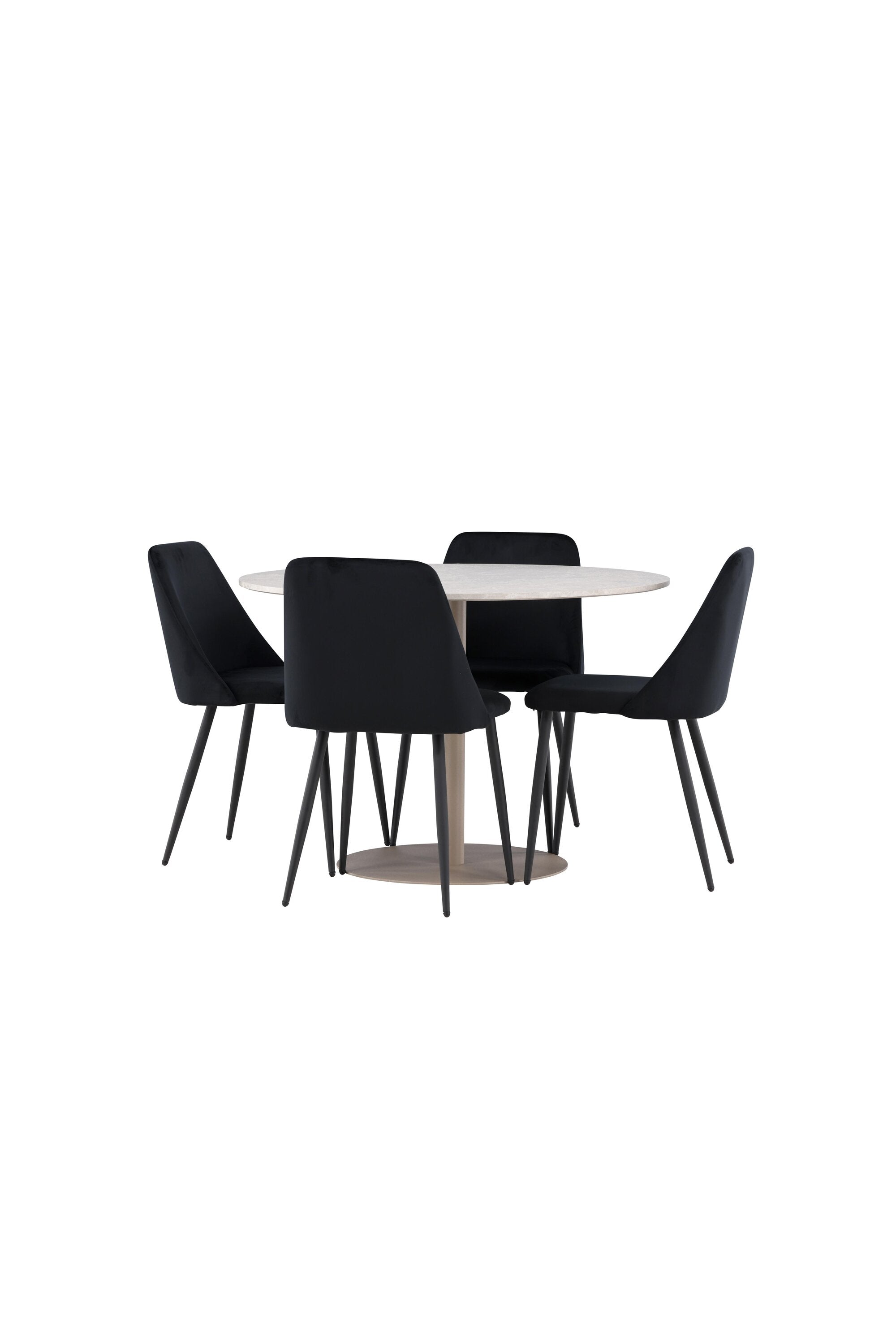 Lycke Esstisch mit Night Stühlen in  präsentiert im Onlineshop von KAQTU Design AG. Bartischset ist von Venture Home