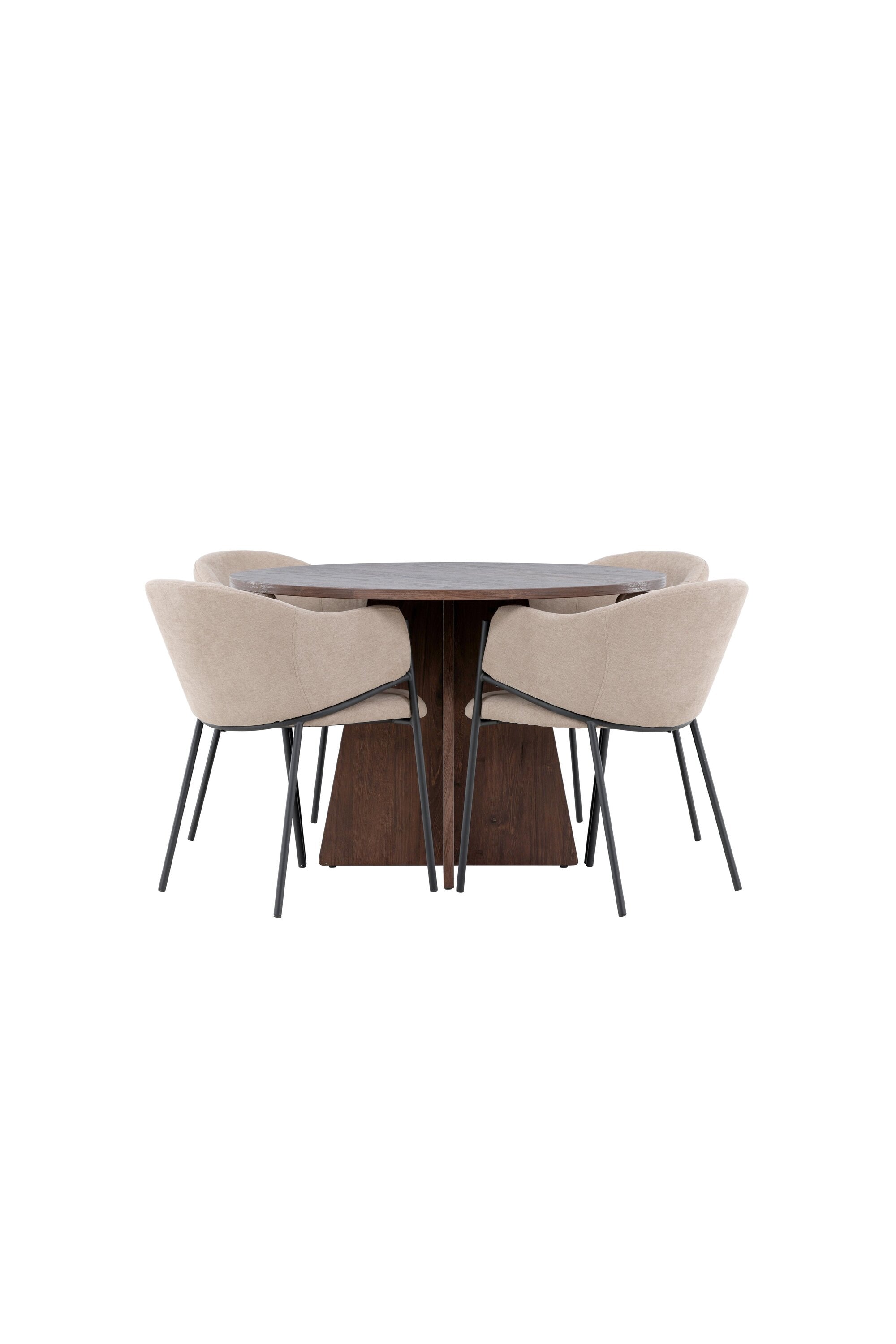 Bootcut Esszimmertisch mit Evelina Stühlen in  präsentiert im Onlineshop von KAQTU Design AG. Bartischset ist von Venture Home