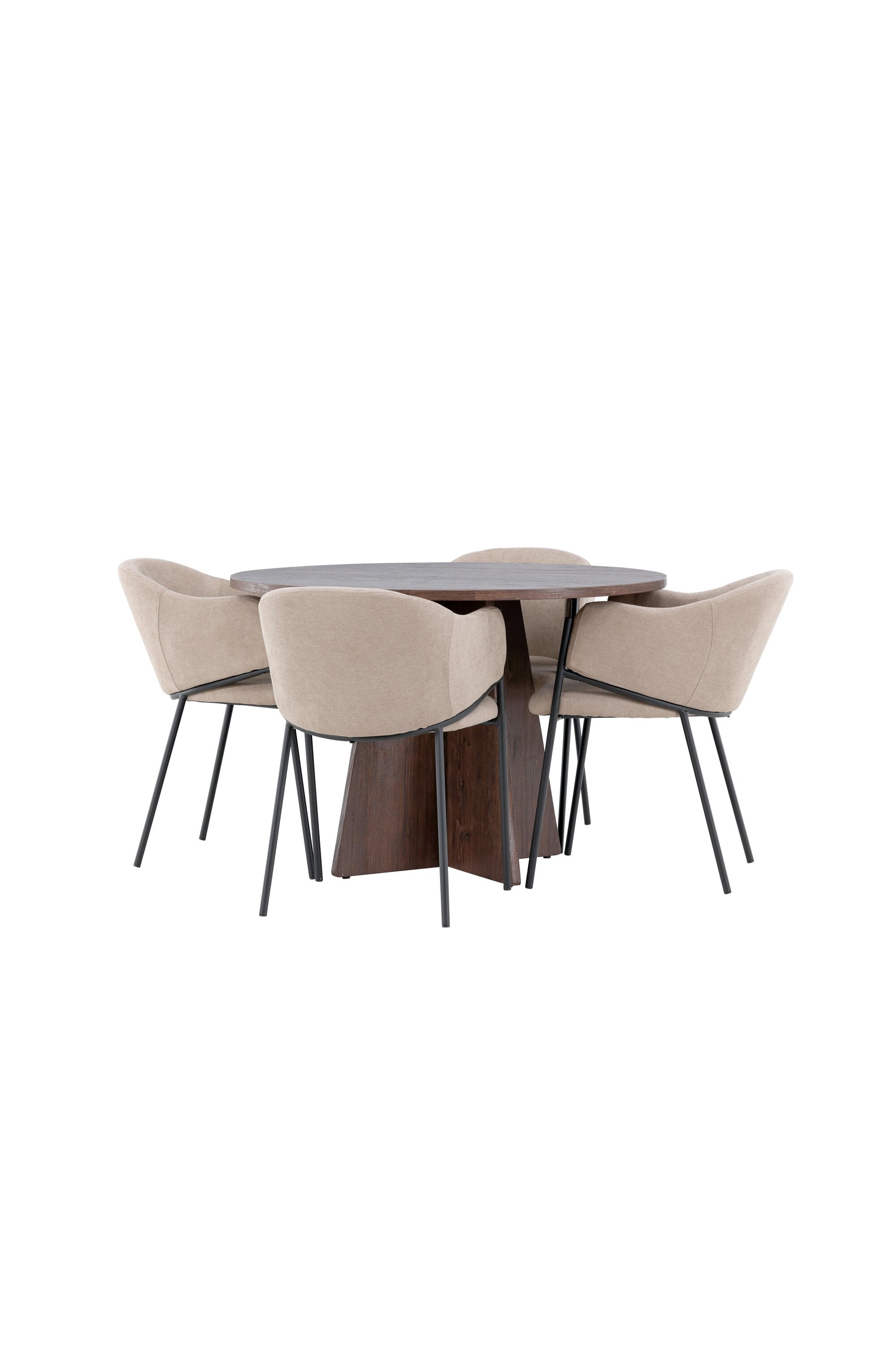 Bootcut Esszimmertisch mit Evelina Stühlen in  präsentiert im Onlineshop von KAQTU Design AG. Bartischset ist von Venture Home