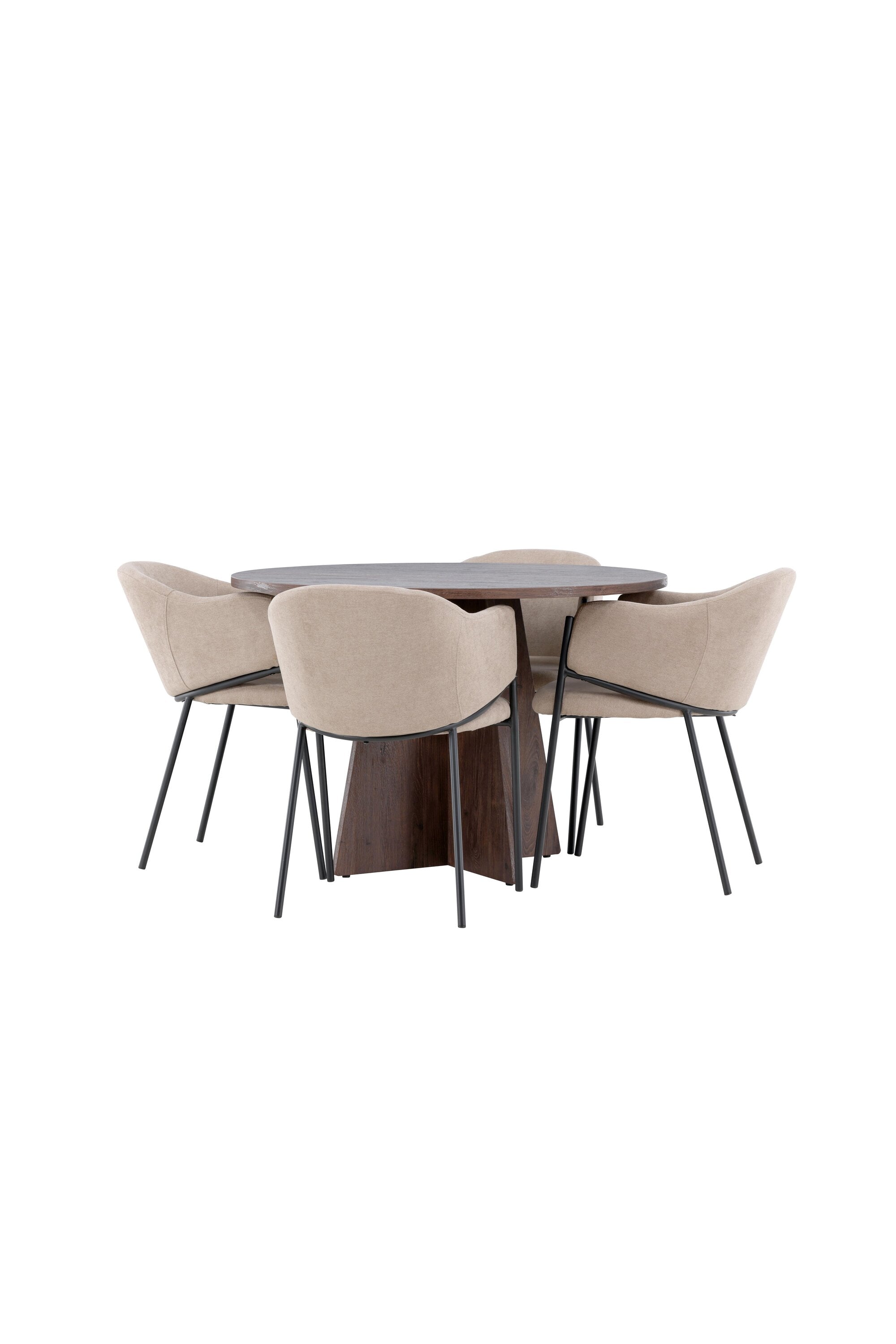Bootcut Esszimmertisch mit Evelina Stühlen in  präsentiert im Onlineshop von KAQTU Design AG. Bartischset ist von Venture Home