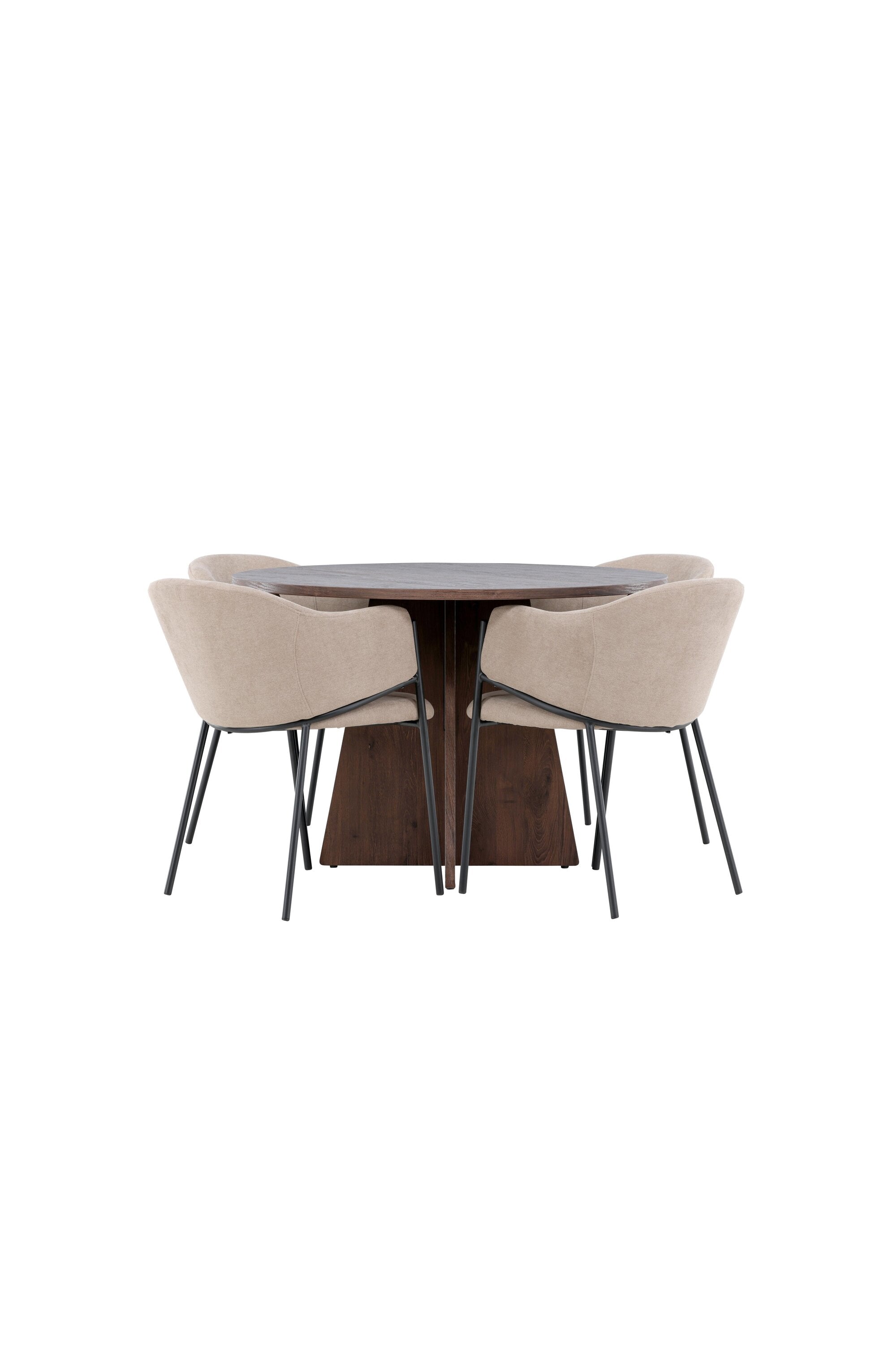 Bootcut Esszimmertisch mit Evelina Stühlen in  präsentiert im Onlineshop von KAQTU Design AG. Bartischset ist von Venture Home