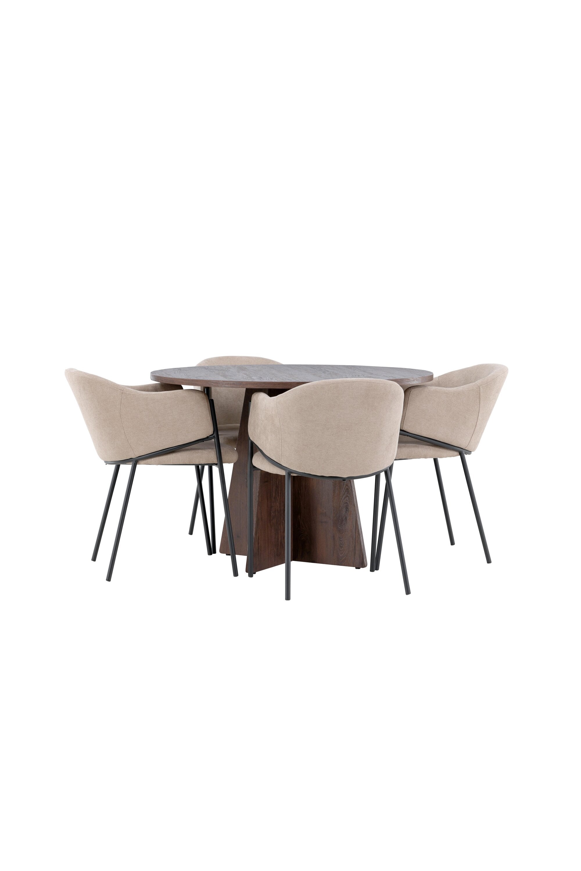 Bootcut Esszimmertisch mit Evelina Stühlen in  präsentiert im Onlineshop von KAQTU Design AG. Bartischset ist von Venture Home