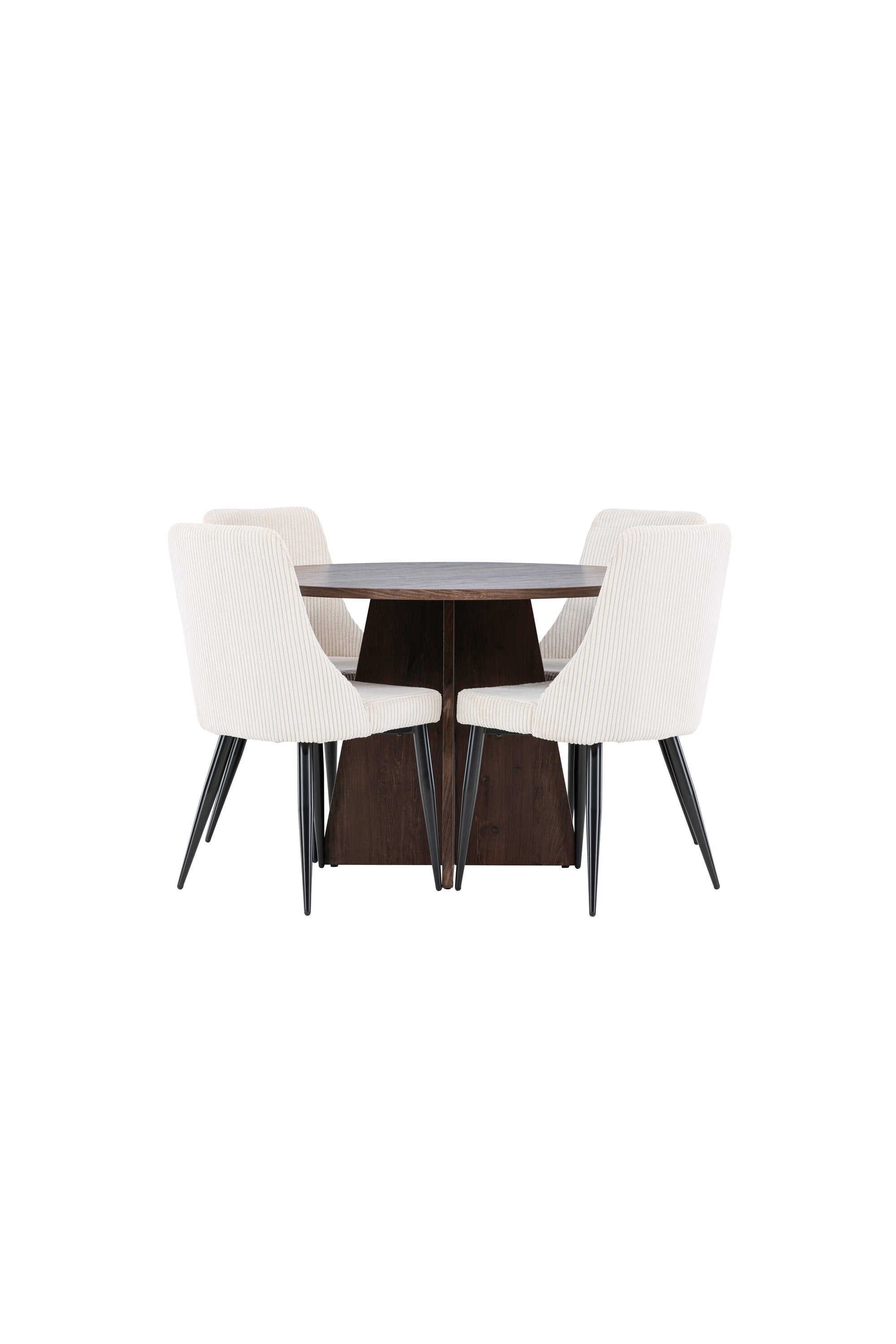 Bootcut Esstisch mit Leone Stühlen in  präsentiert im Onlineshop von KAQTU Design AG. Bartischset ist von Venture Home