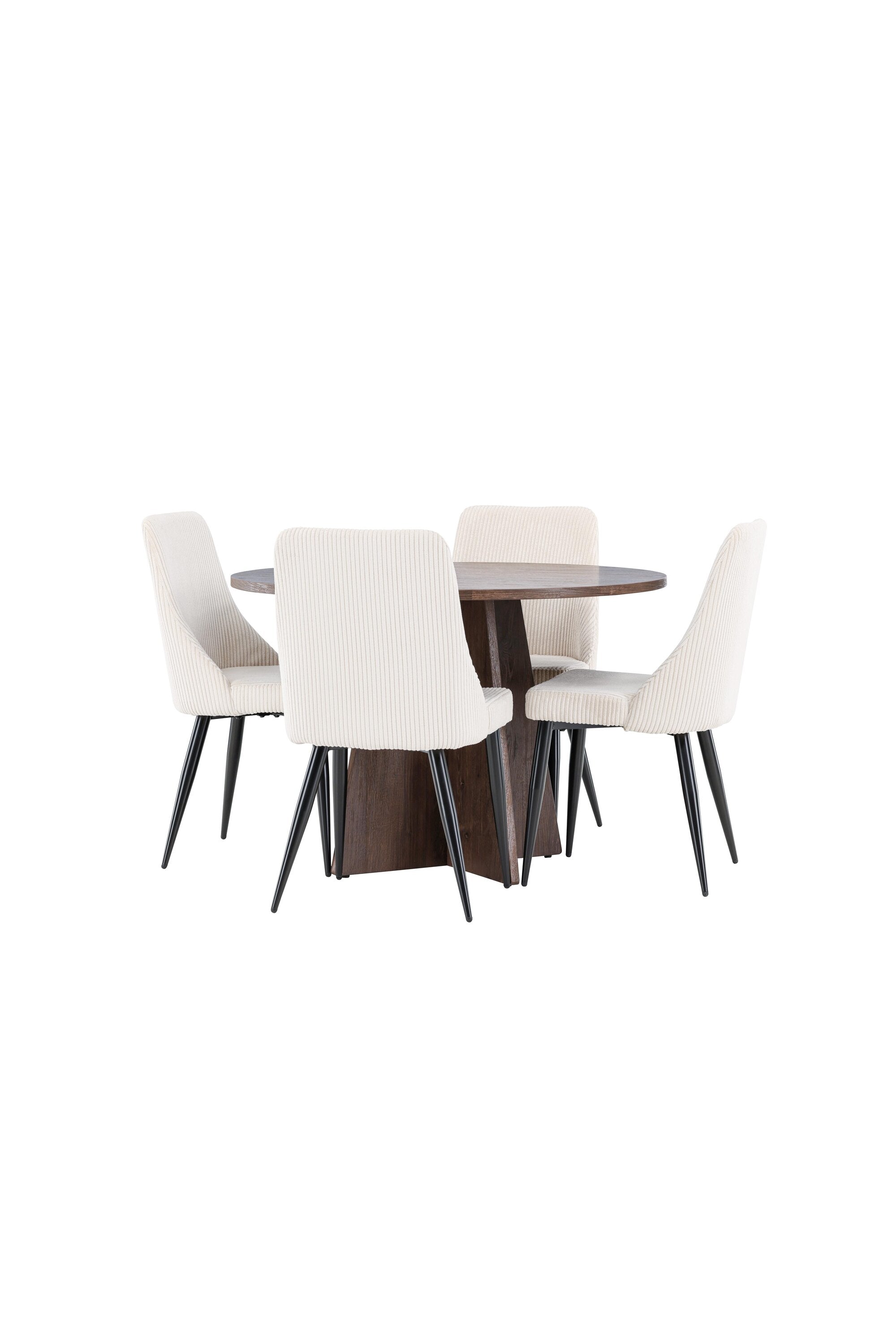 Bootcut Esstisch mit Leone Stühlen in  präsentiert im Onlineshop von KAQTU Design AG. Bartischset ist von Venture Home